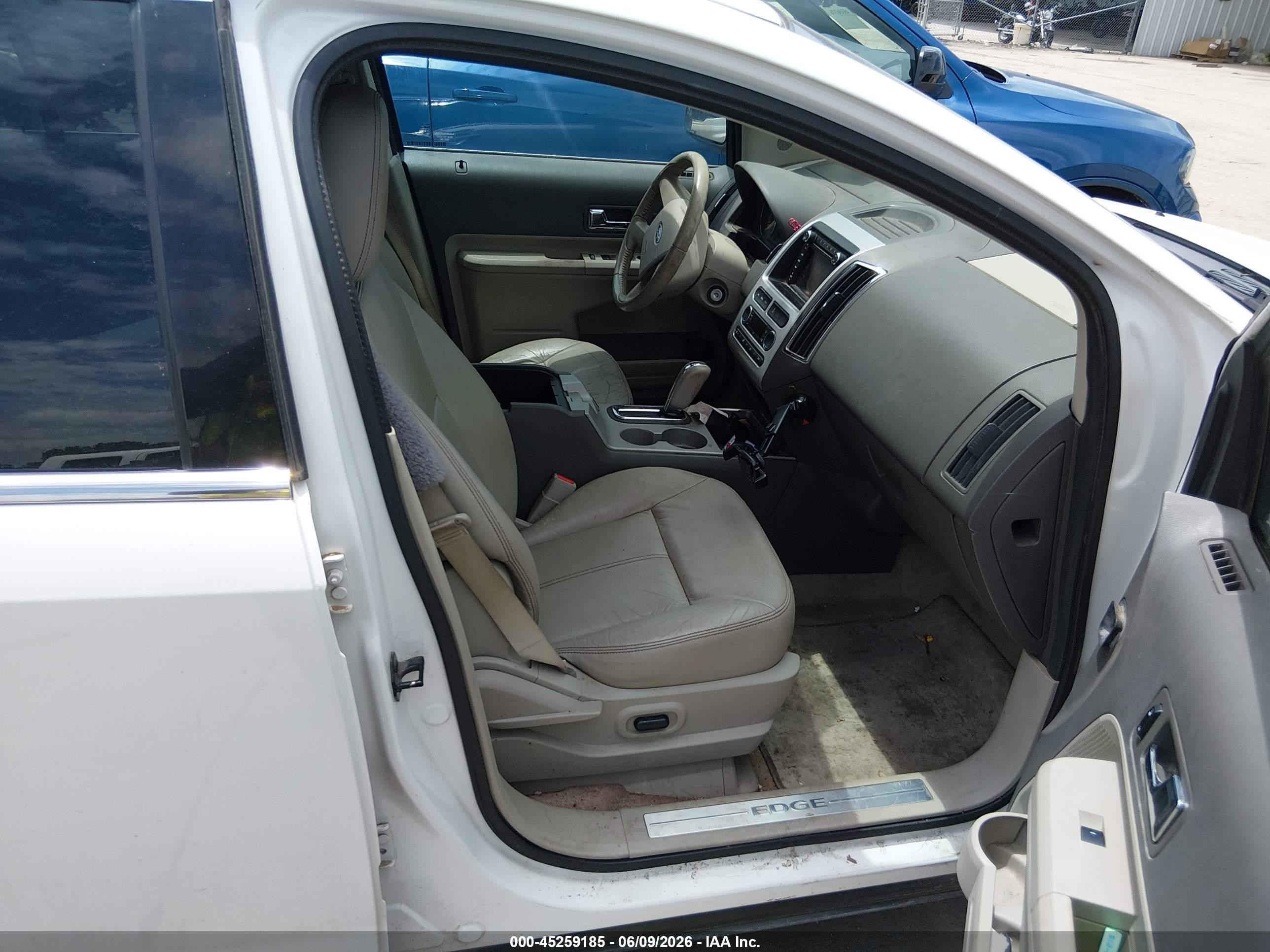 2010 Ford Edge Limited White vin: 2FMDK3KC3ABA88476