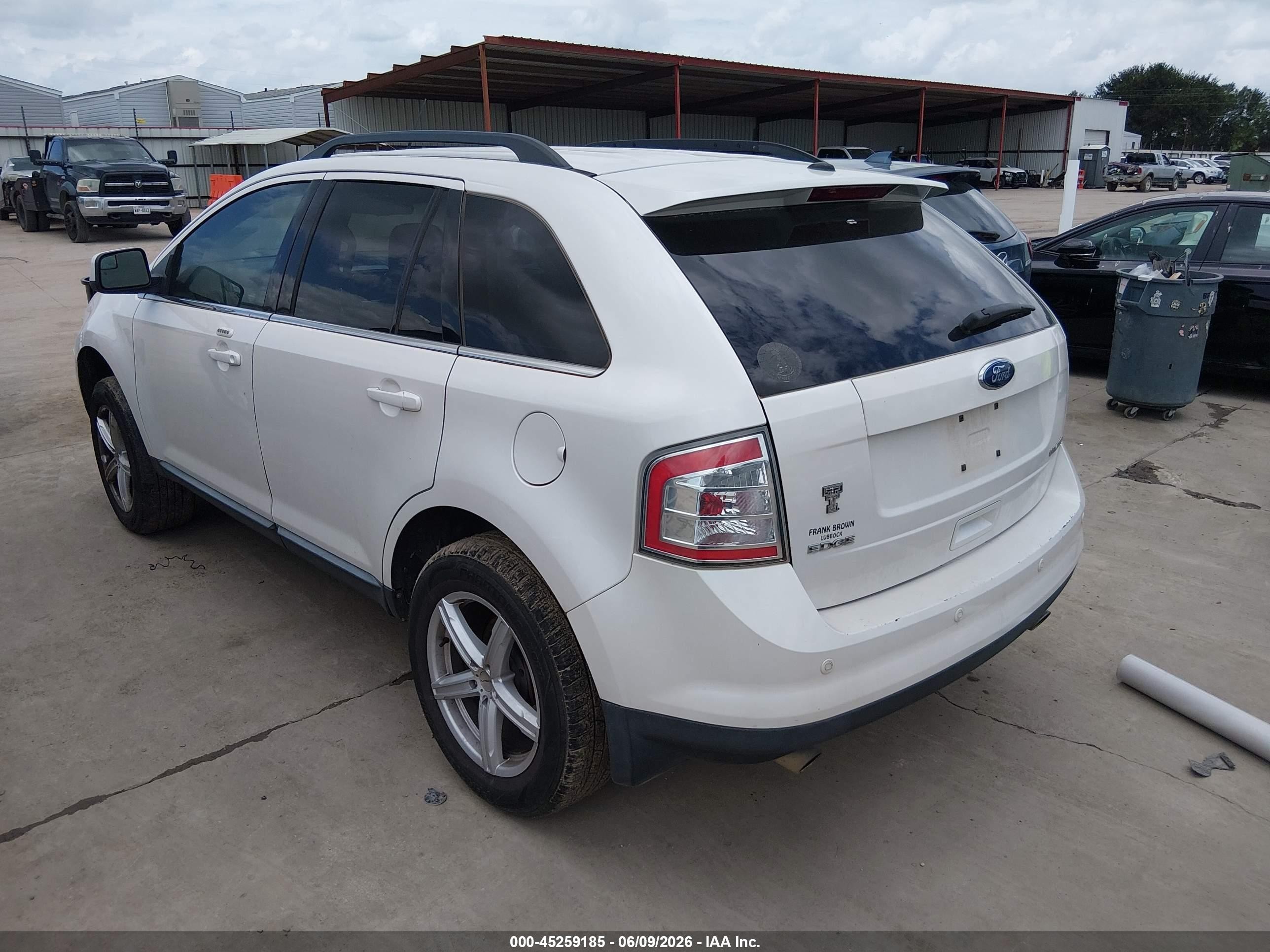 2010 Ford Edge Limited White vin: 2FMDK3KC3ABA88476