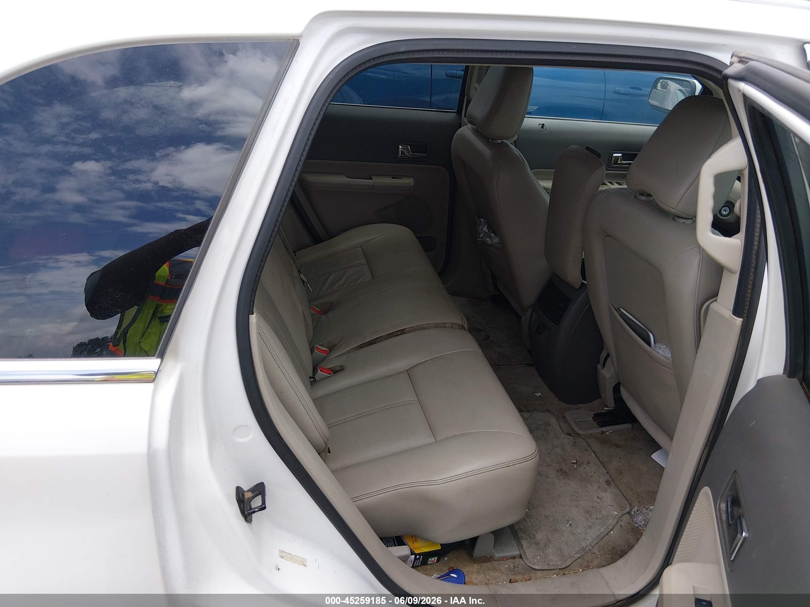 2010 Ford Edge Limited White vin: 2FMDK3KC3ABA88476
