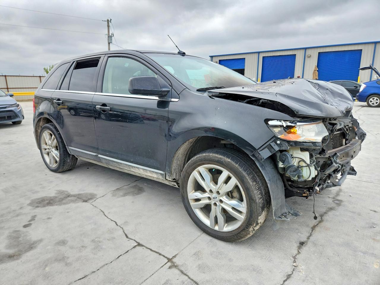 2011 Ford Edge Limited Black vin: 2FMDK3KC3BBA19403