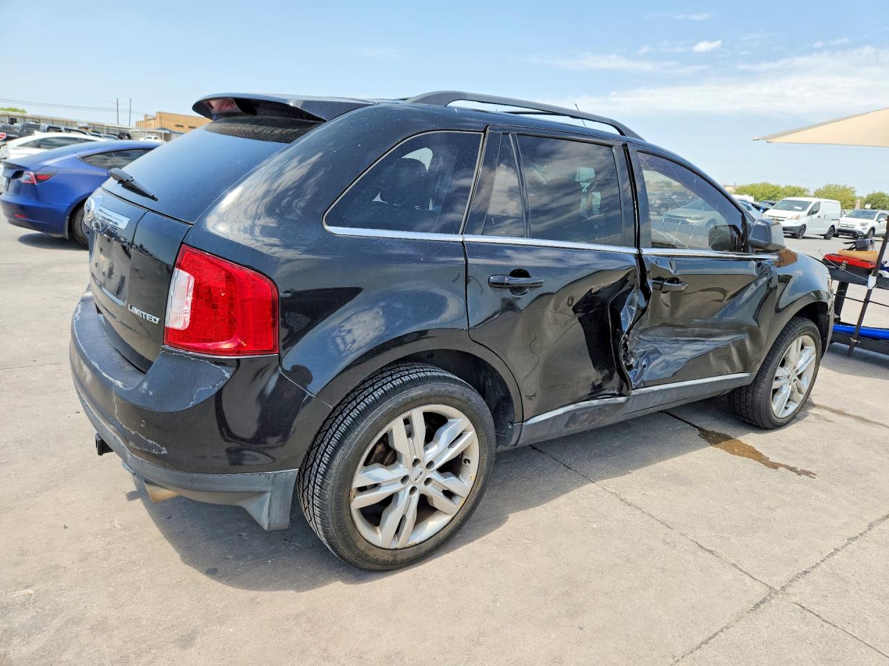2011 Ford Edge Limited Black vin: 2FMDK3KC3BBA36170