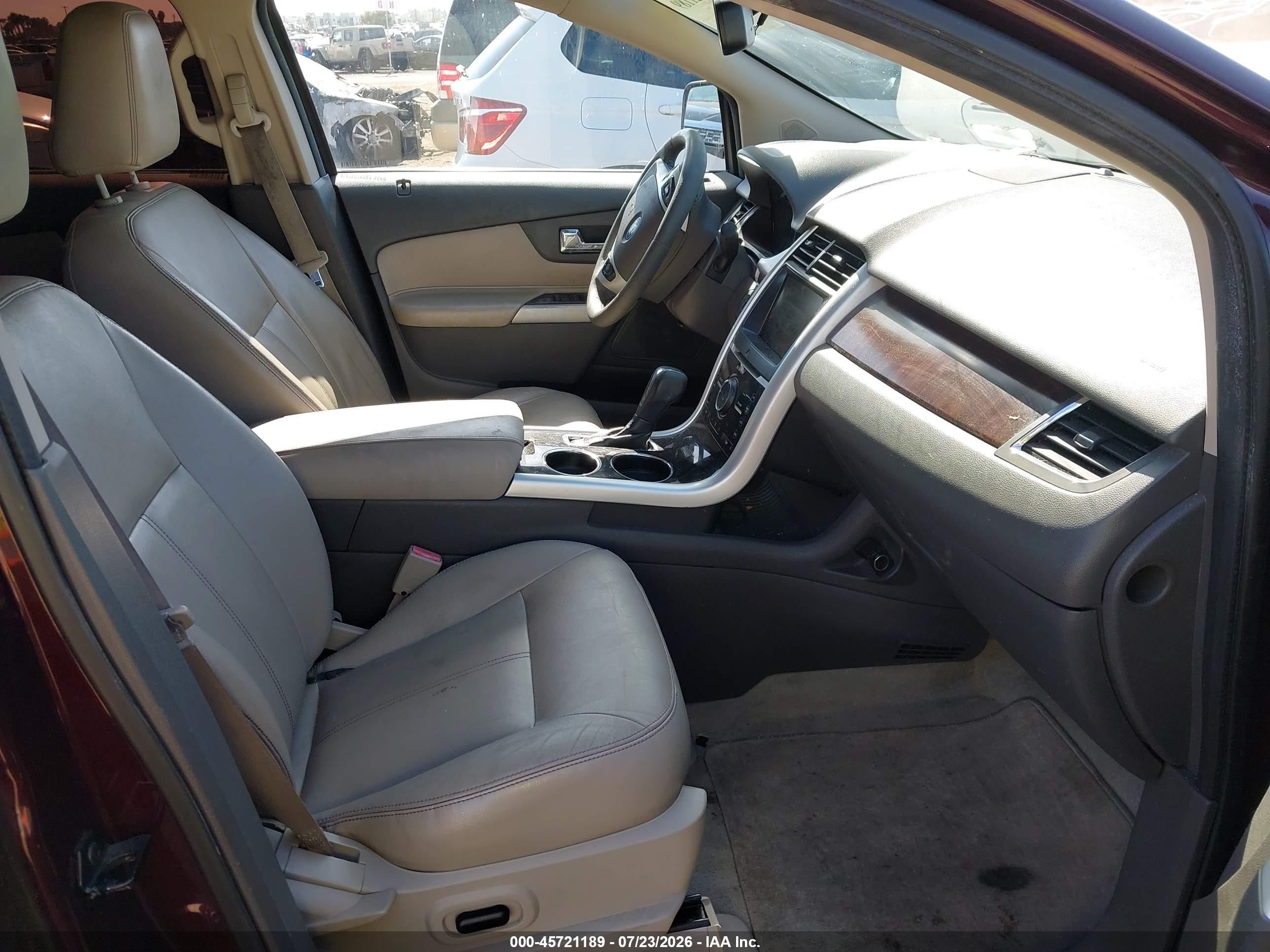 2011 Ford Edge Limited Бордовый vin: 2FMDK3KC3BBA36556