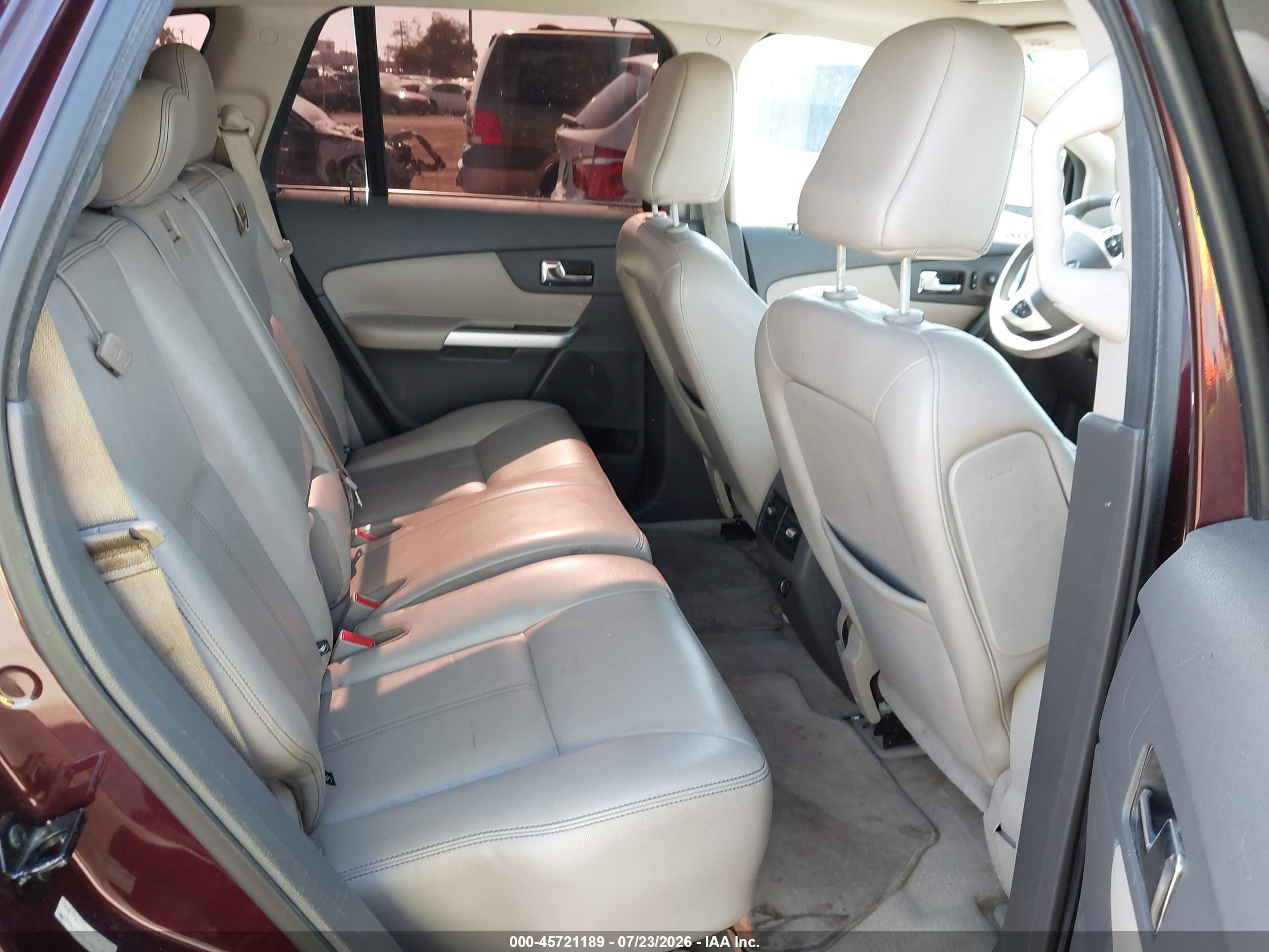 2011 Ford Edge Limited Бордовый vin: 2FMDK3KC3BBA36556