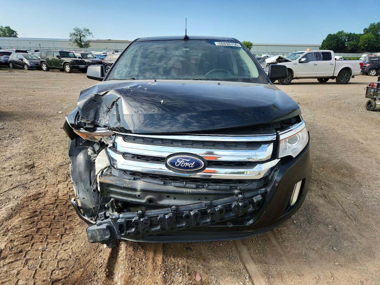 2011 Ford Edge Limited Black vin: 2FMDK3KC3BBA49680