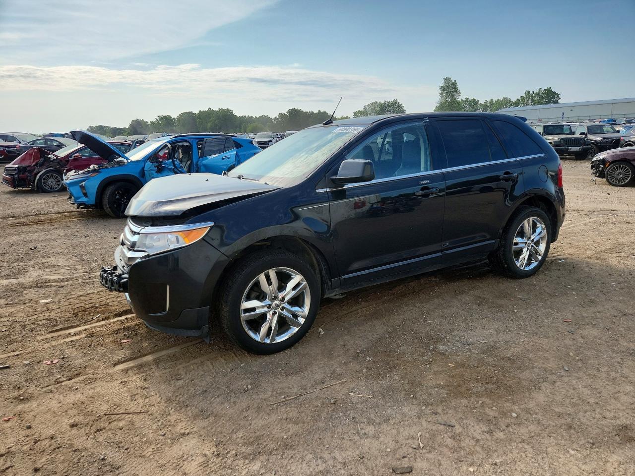 2011 Ford Edge Limited Black vin: 2FMDK3KC3BBA49680