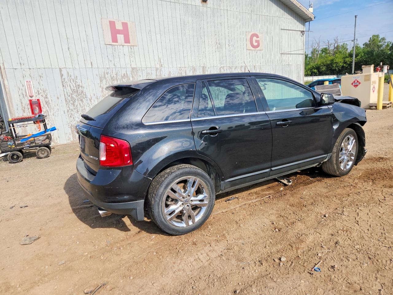 2011 Ford Edge Limited Black vin: 2FMDK3KC3BBA49680