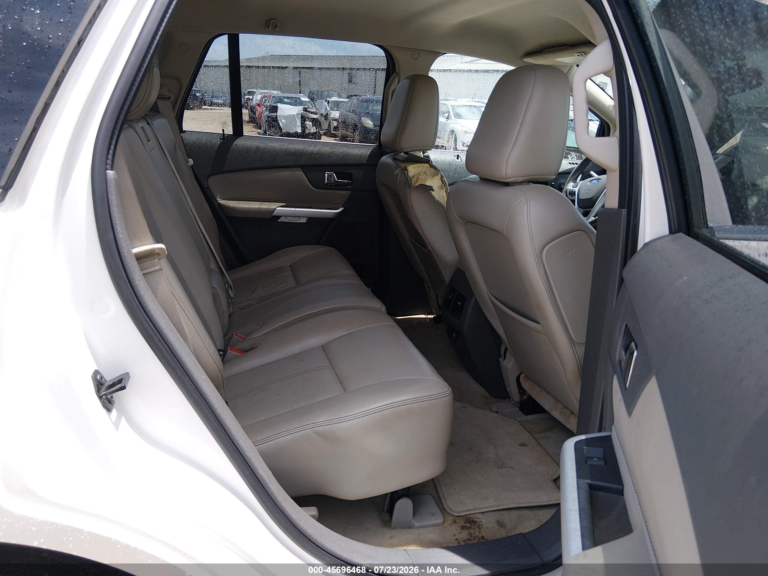 2011 Ford Edge Limited White vin: 2FMDK3KC3BBA63448