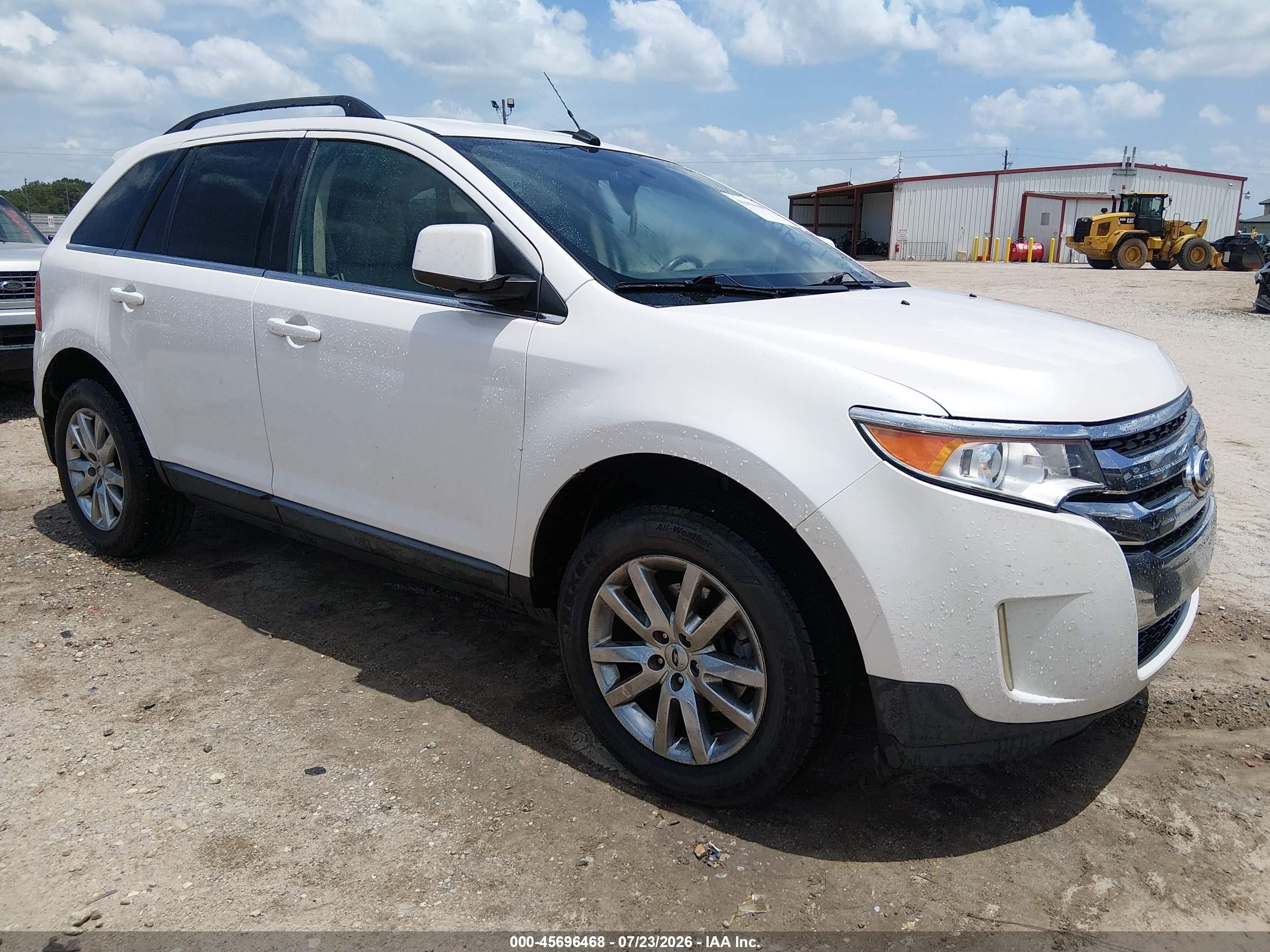 2011 Ford Edge Limited White vin: 2FMDK3KC3BBA63448