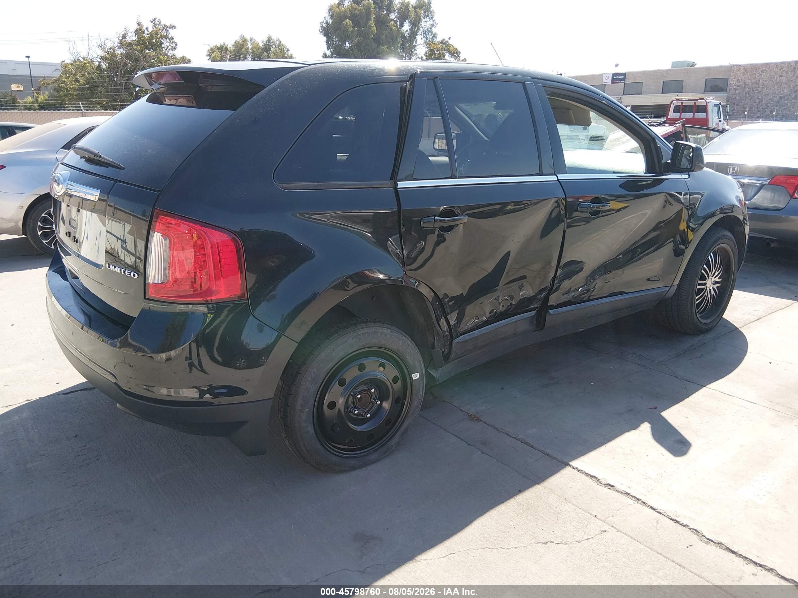 2011 Ford Edge Limited Black vin: 2FMDK3KC3BBA64115