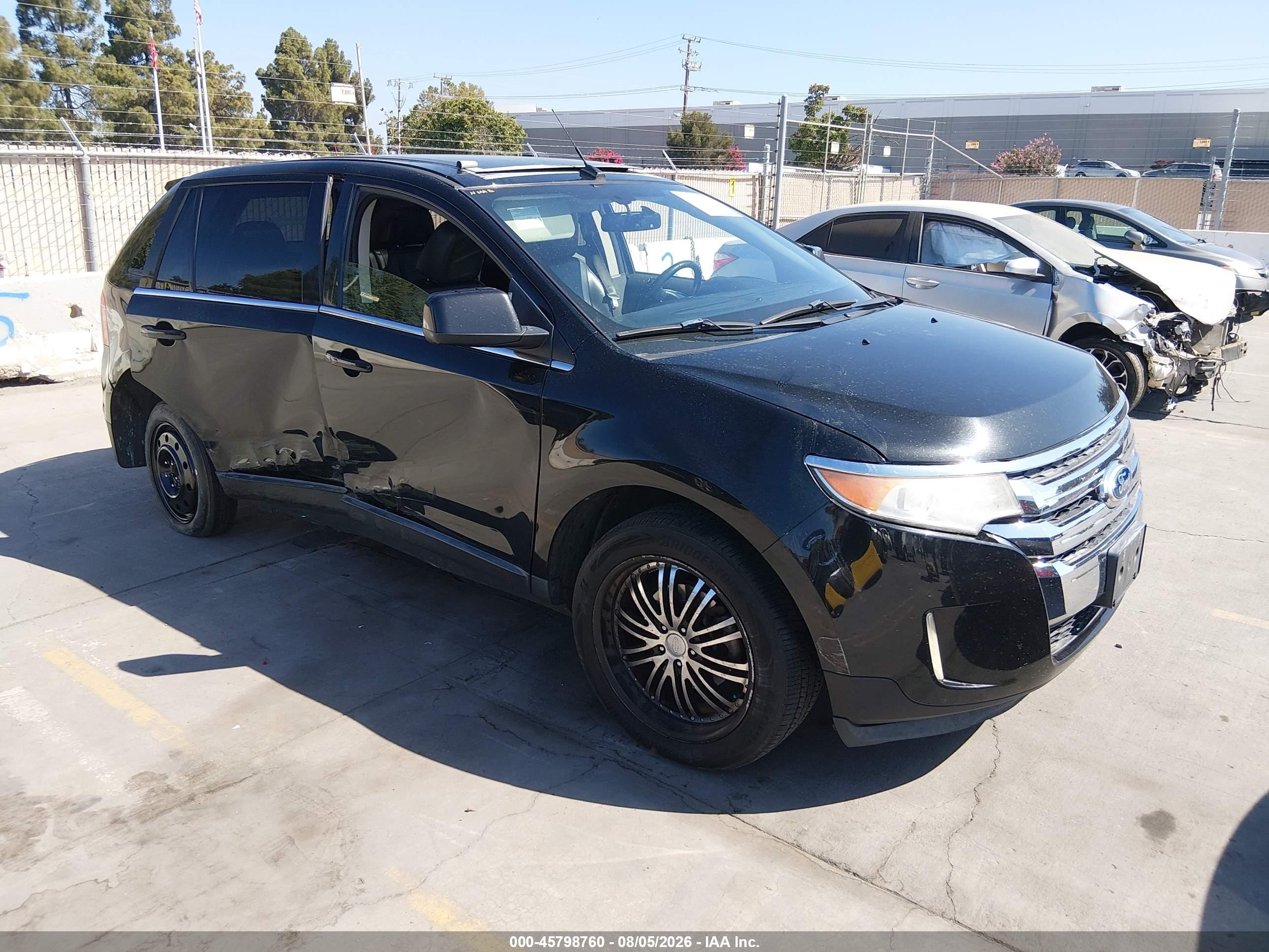 2011 Ford Edge Limited Black vin: 2FMDK3KC3BBA64115