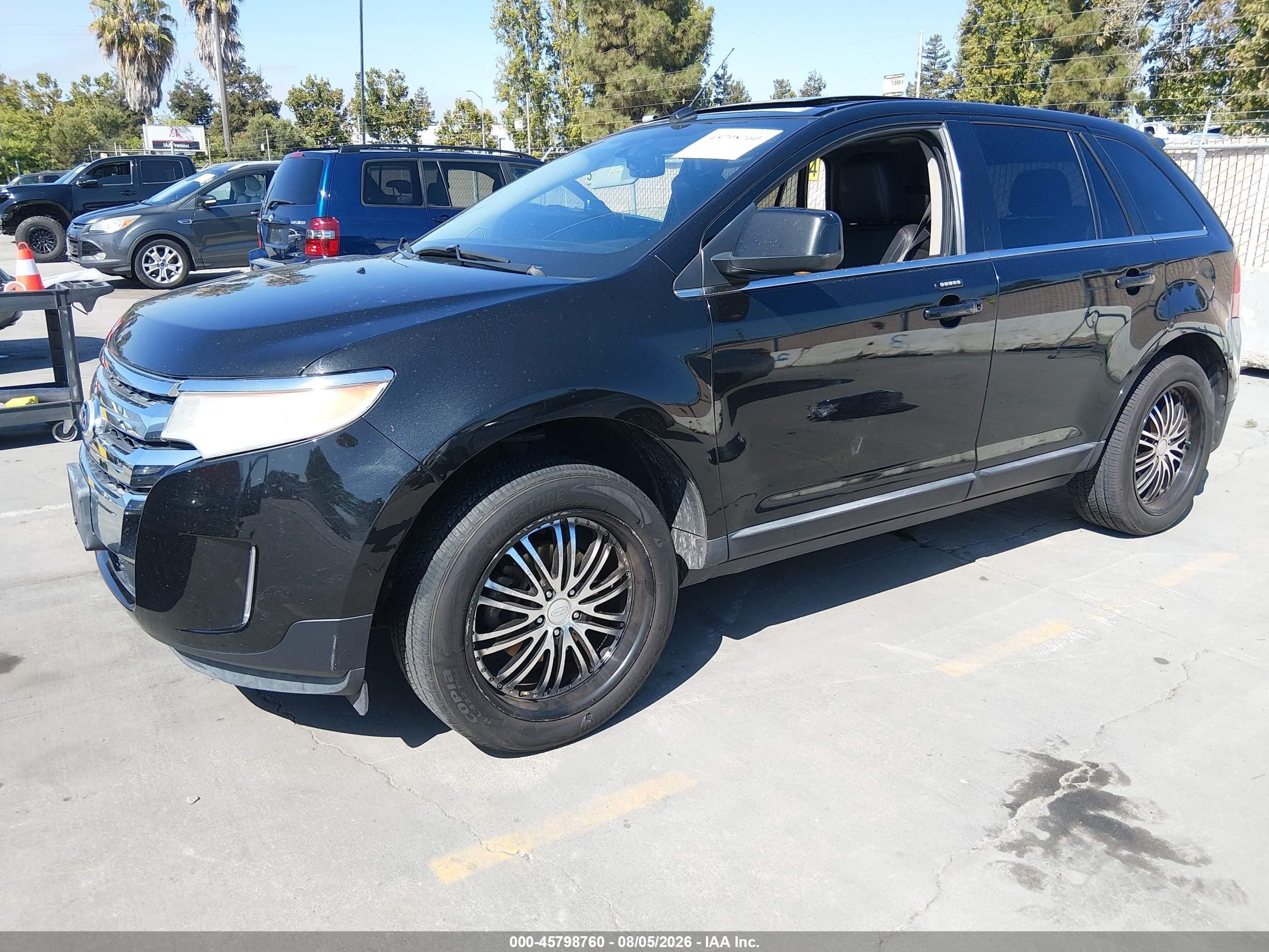2011 Ford Edge Limited Black vin: 2FMDK3KC3BBA64115
