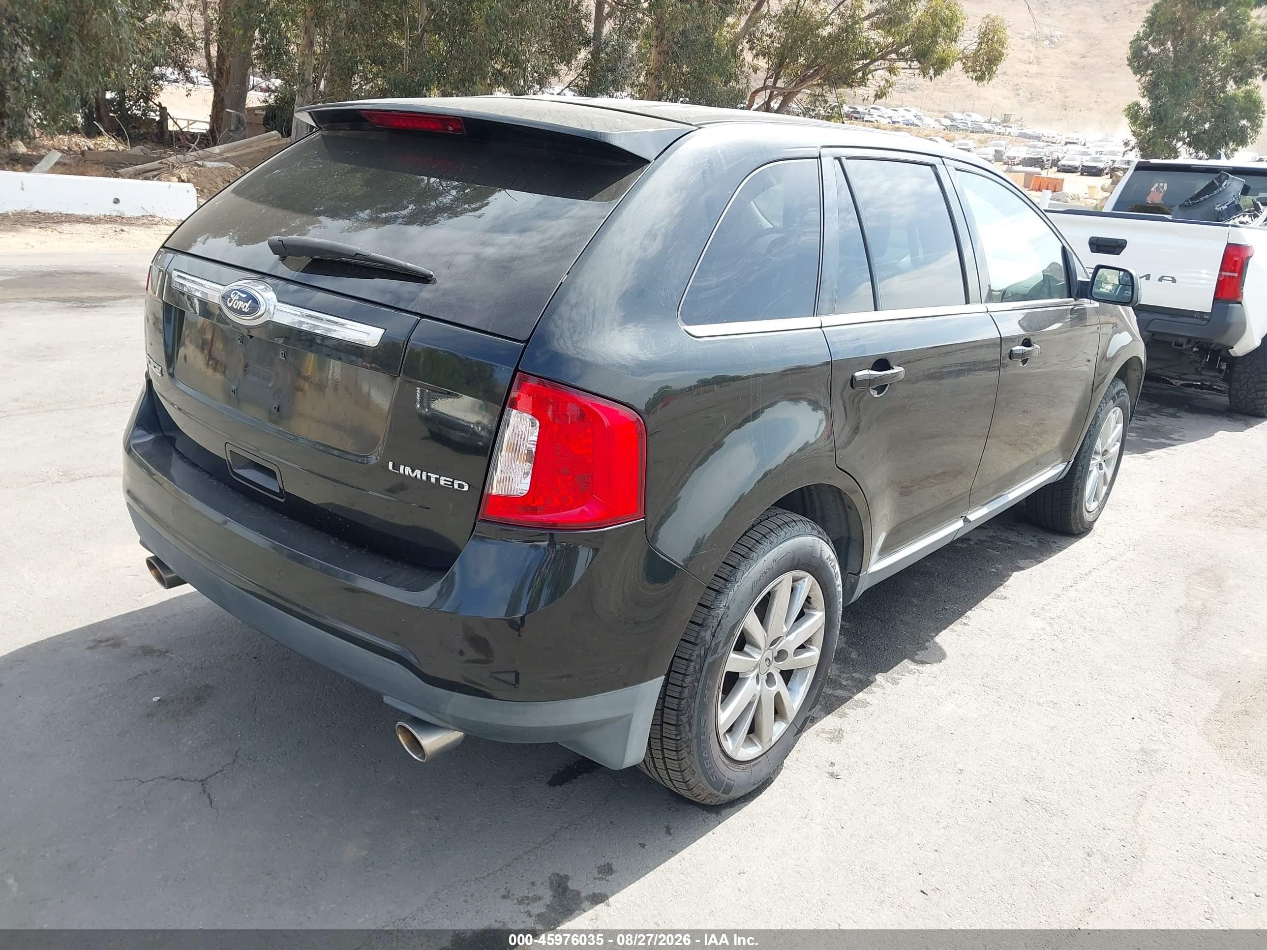 2011 Ford Edge Limited Black vin: 2FMDK3KC3BBA97647
