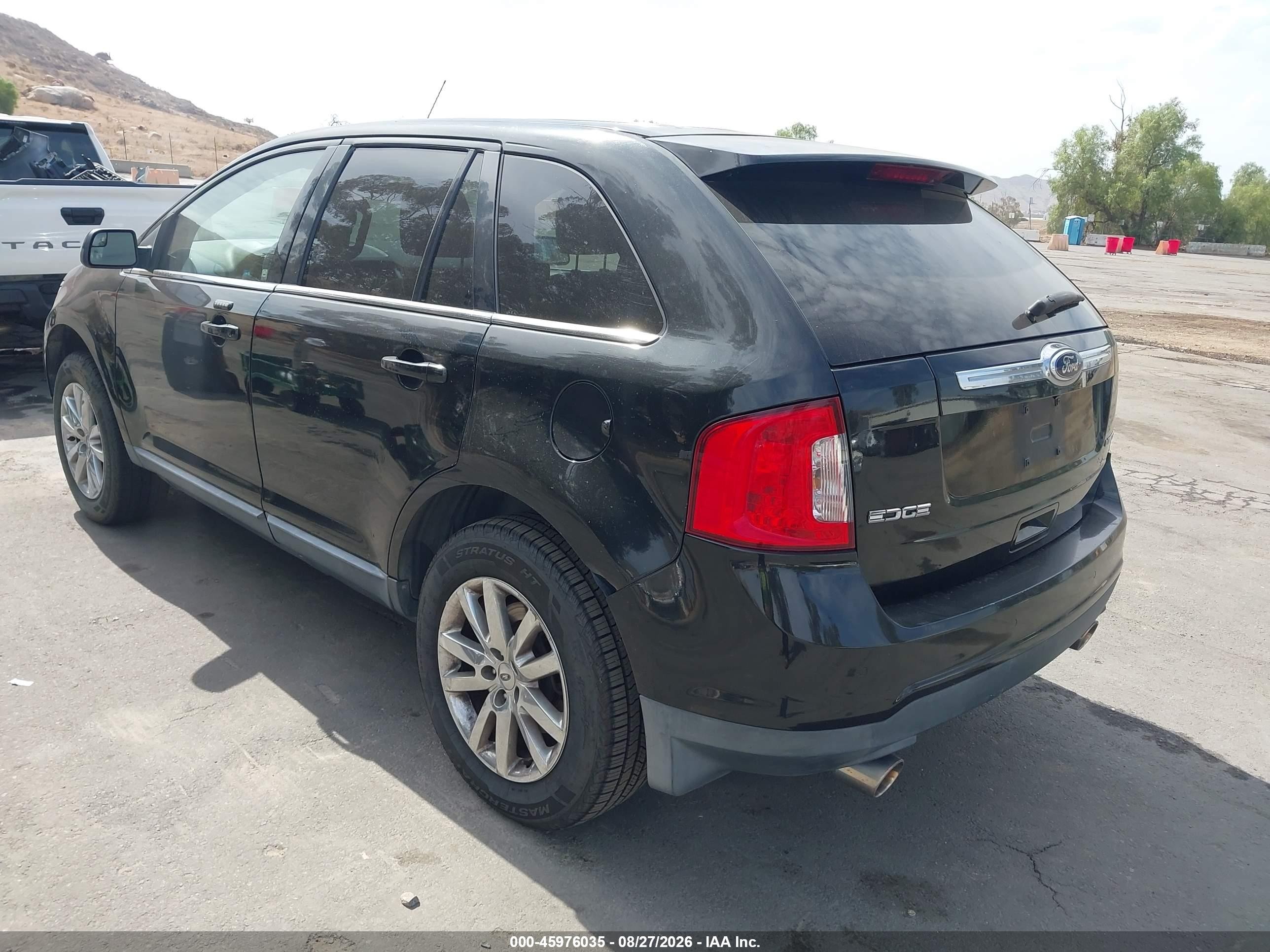 2011 Ford Edge Limited Black vin: 2FMDK3KC3BBA97647