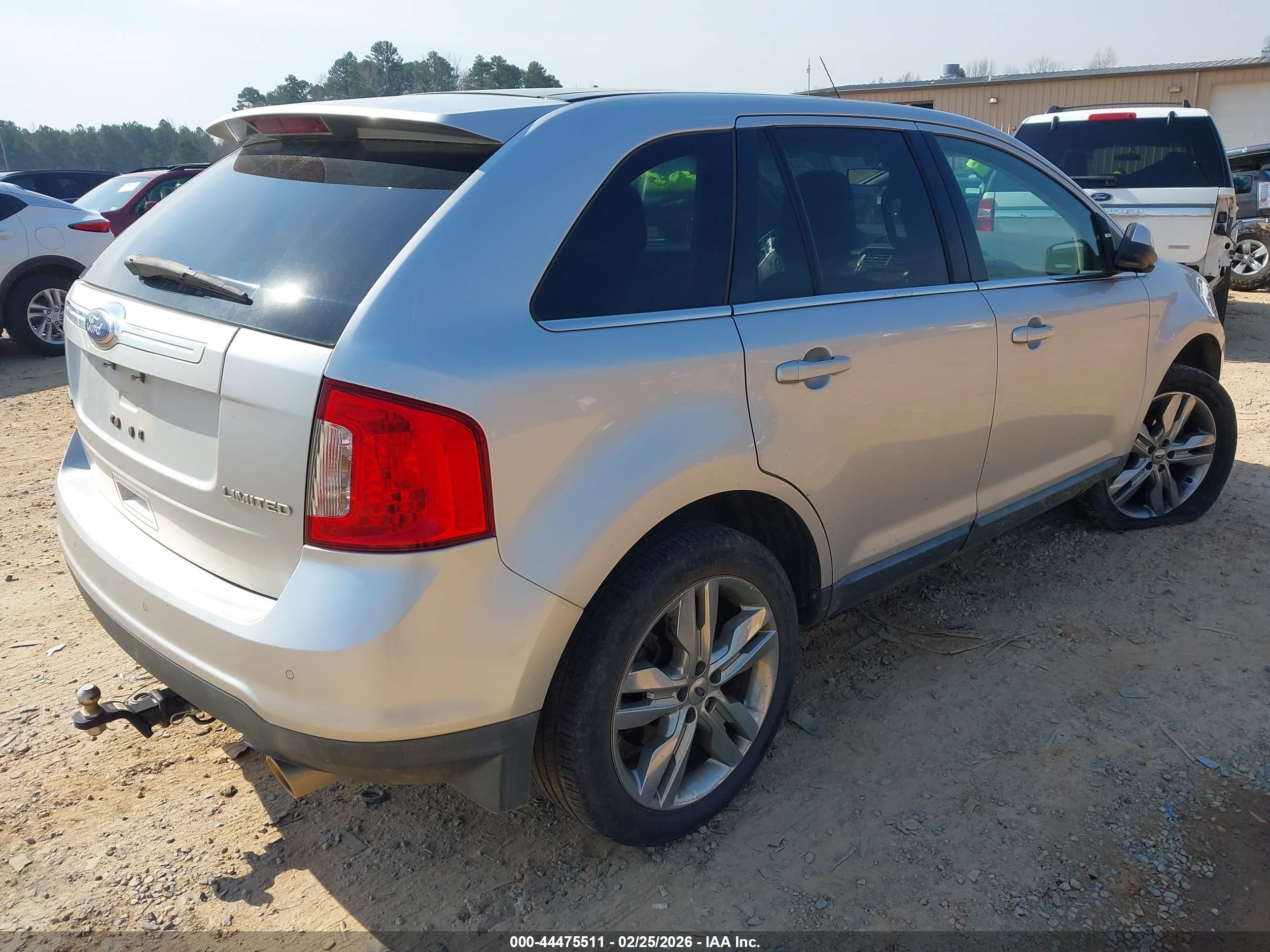2011 Ford Edge Limited Silver vin: 2FMDK3KC3BBB34258