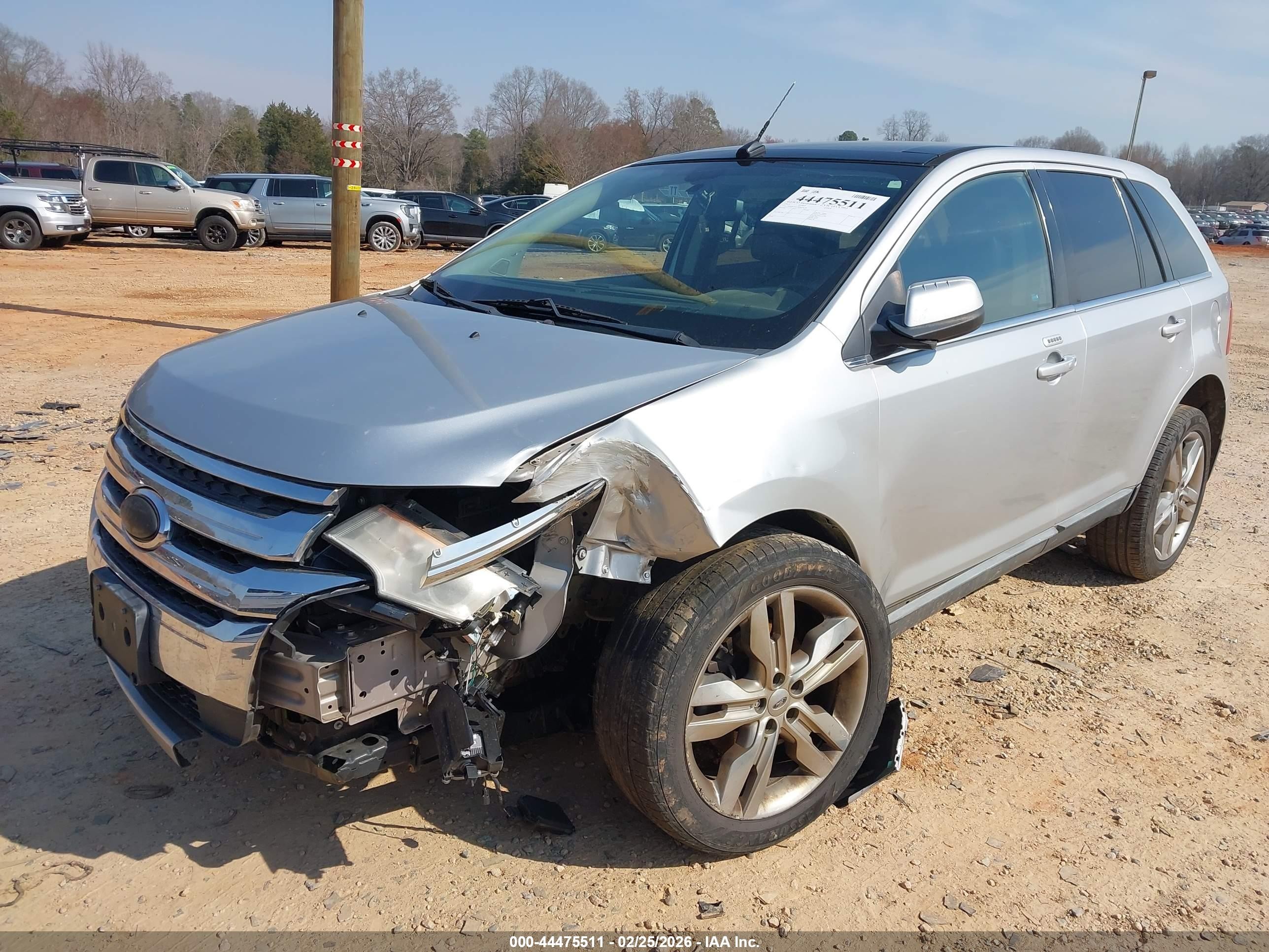 2011 Ford Edge Limited Silver vin: 2FMDK3KC3BBB34258
