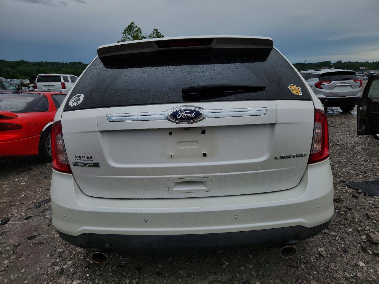 2011 Ford Edge Limited White vin: 2FMDK3KC3BBB38195