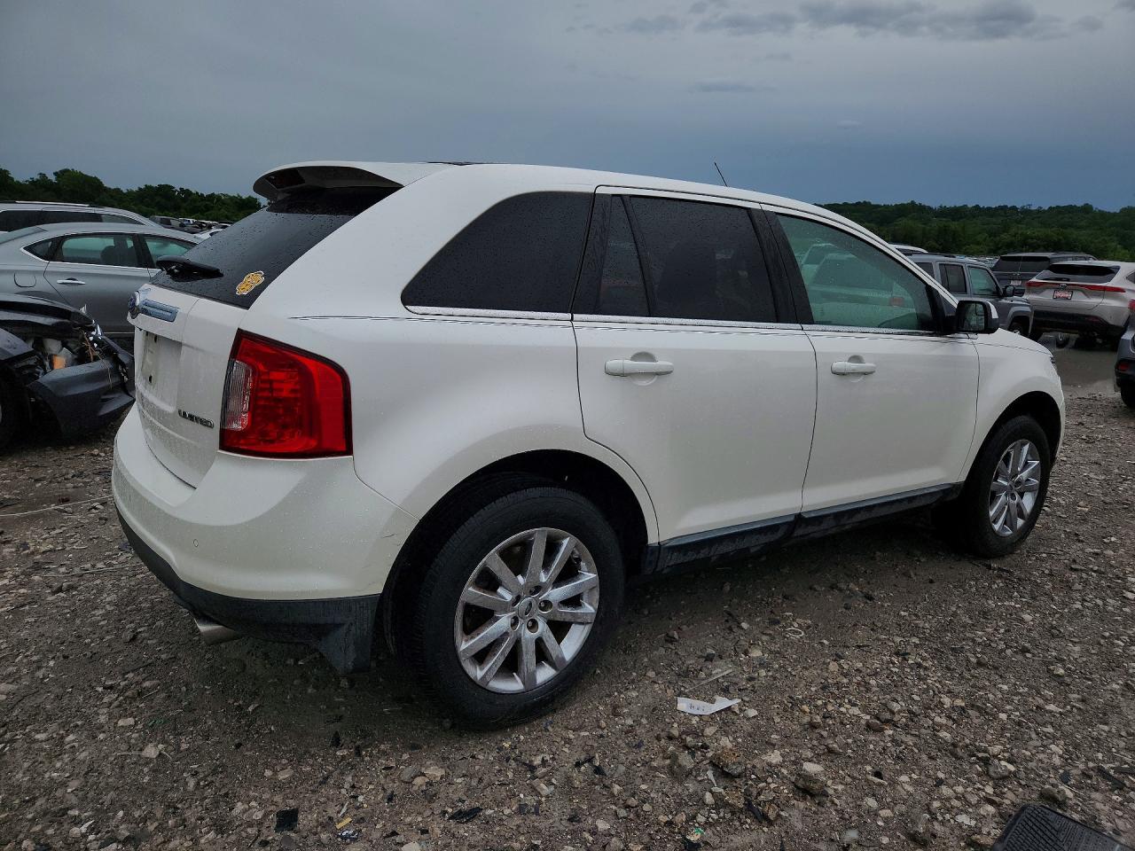2011 Ford Edge Limited White vin: 2FMDK3KC3BBB38195