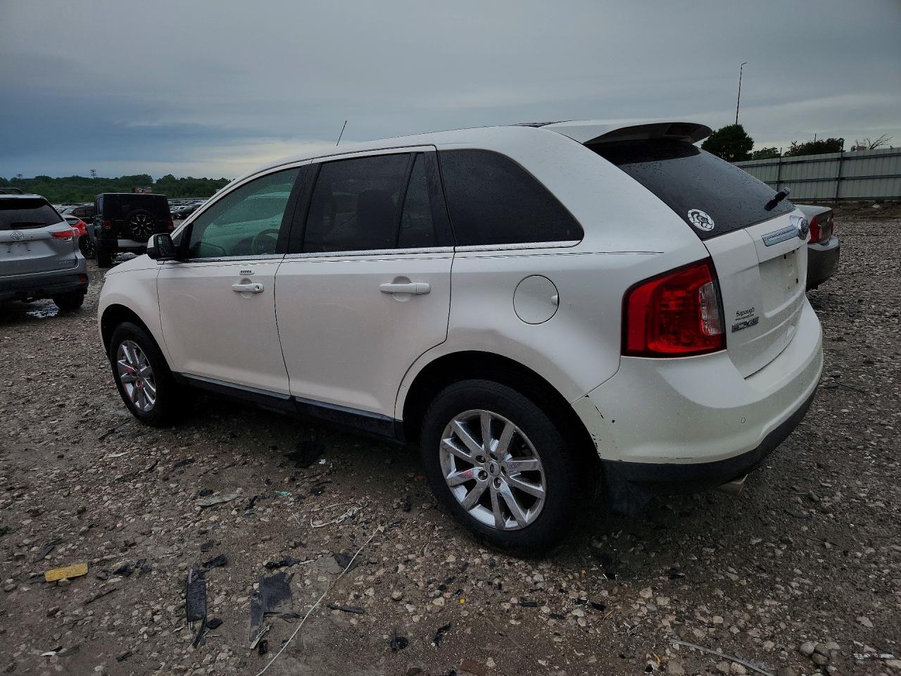 2011 Ford Edge Limited White vin: 2FMDK3KC3BBB38195