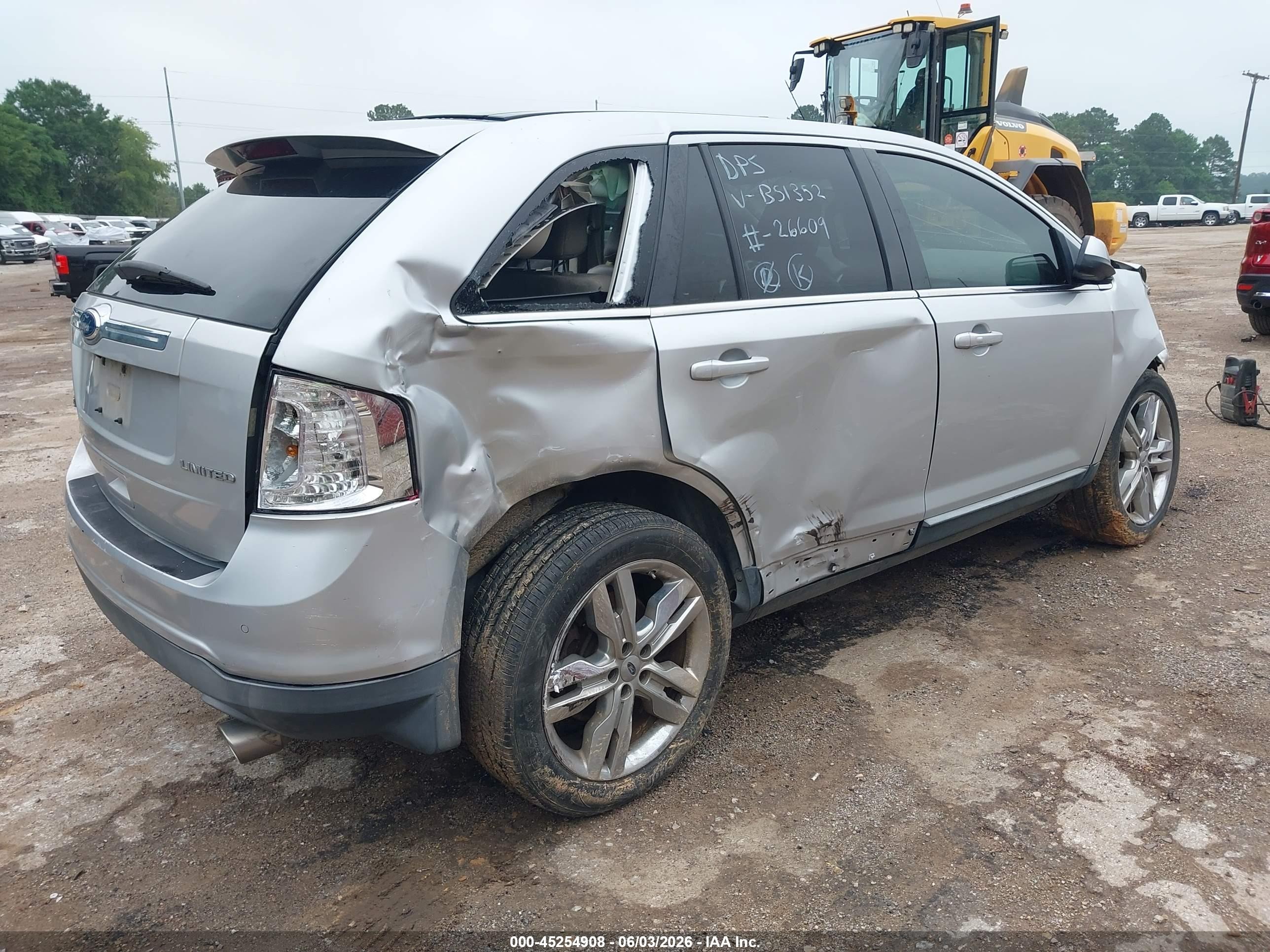 2011 Ford Edge Limited Silver vin: 2FMDK3KC3BBB51352