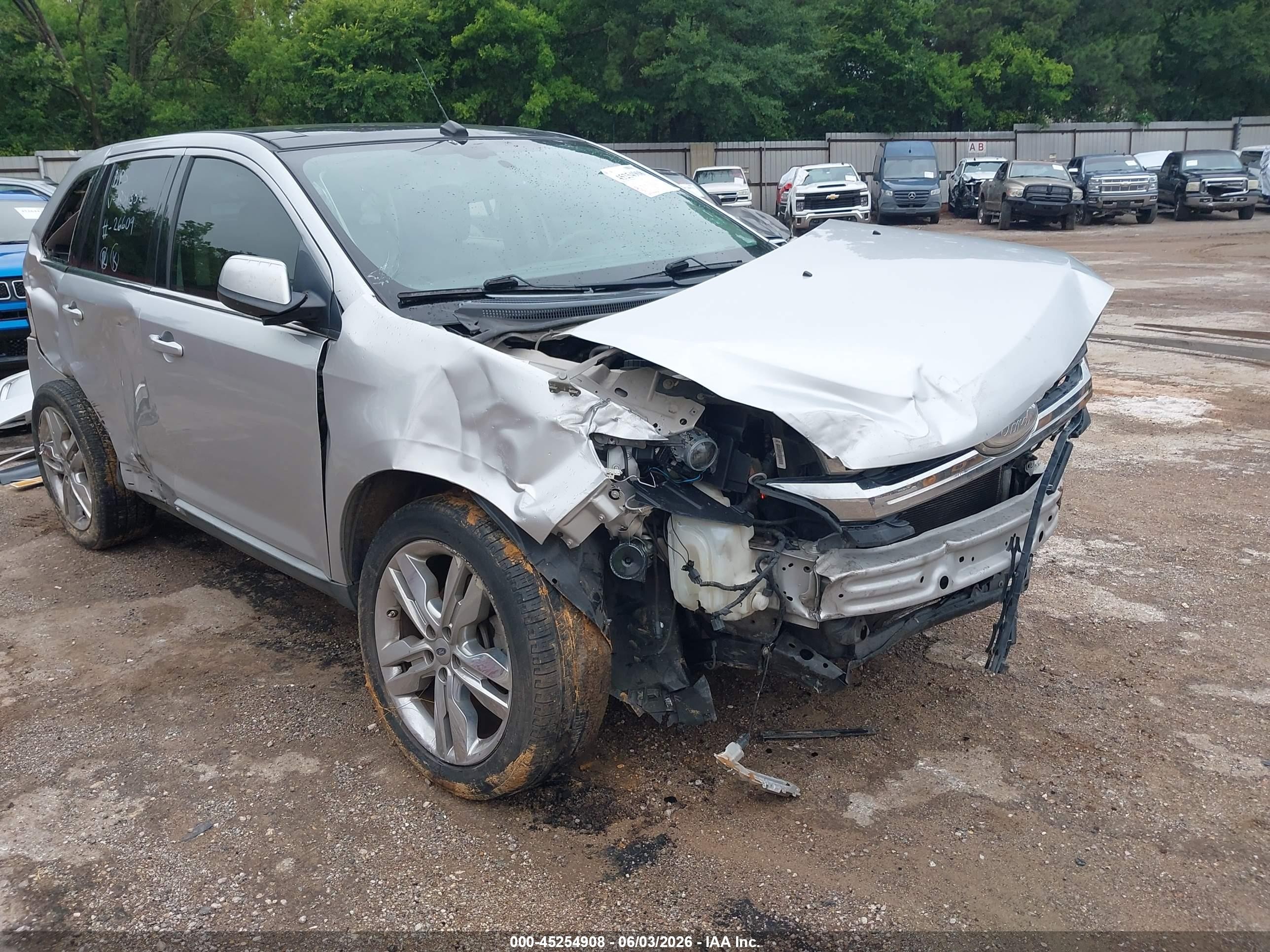 2011 Ford Edge Limited Silver vin: 2FMDK3KC3BBB51352