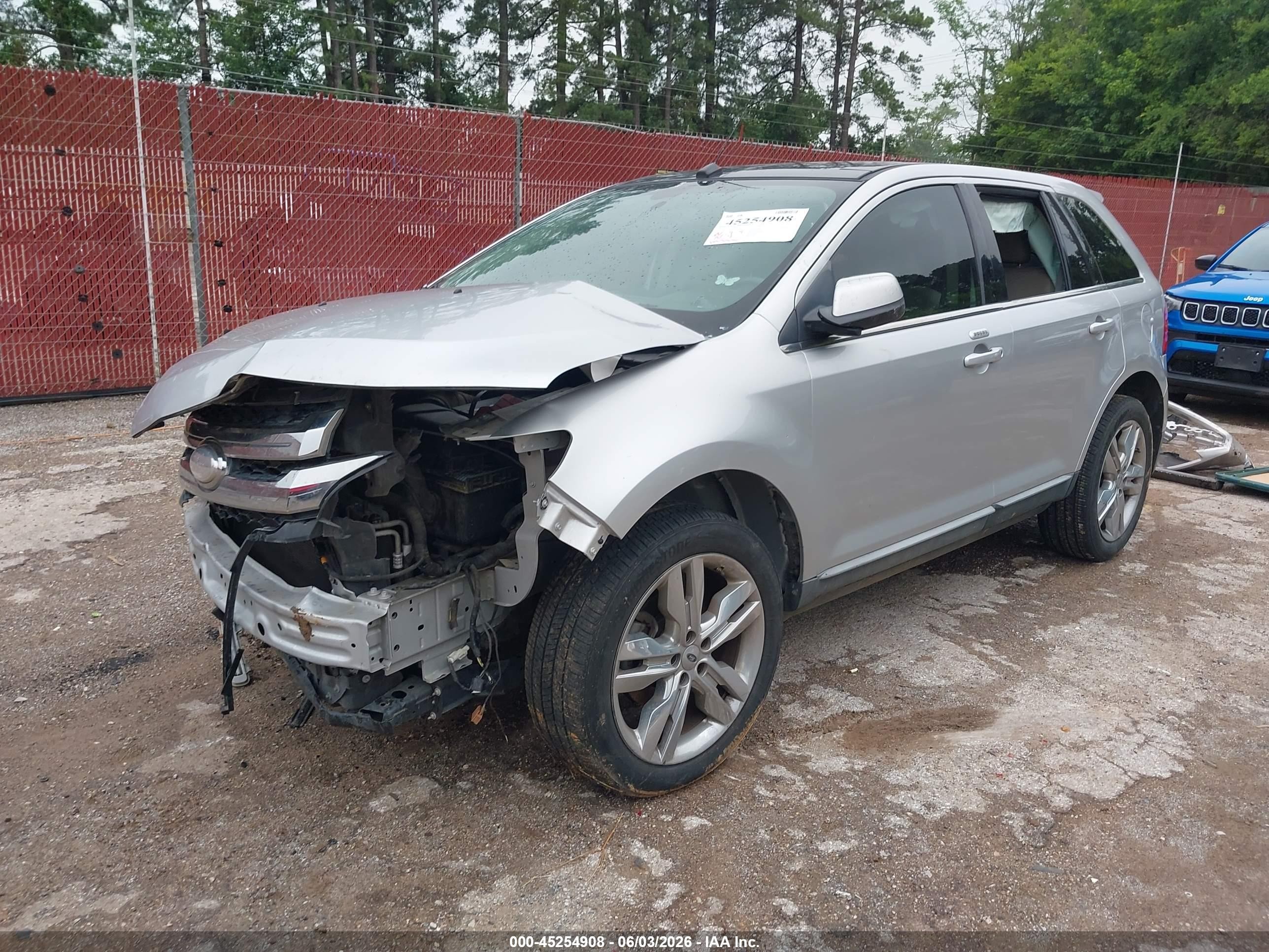2011 Ford Edge Limited Silver vin: 2FMDK3KC3BBB51352