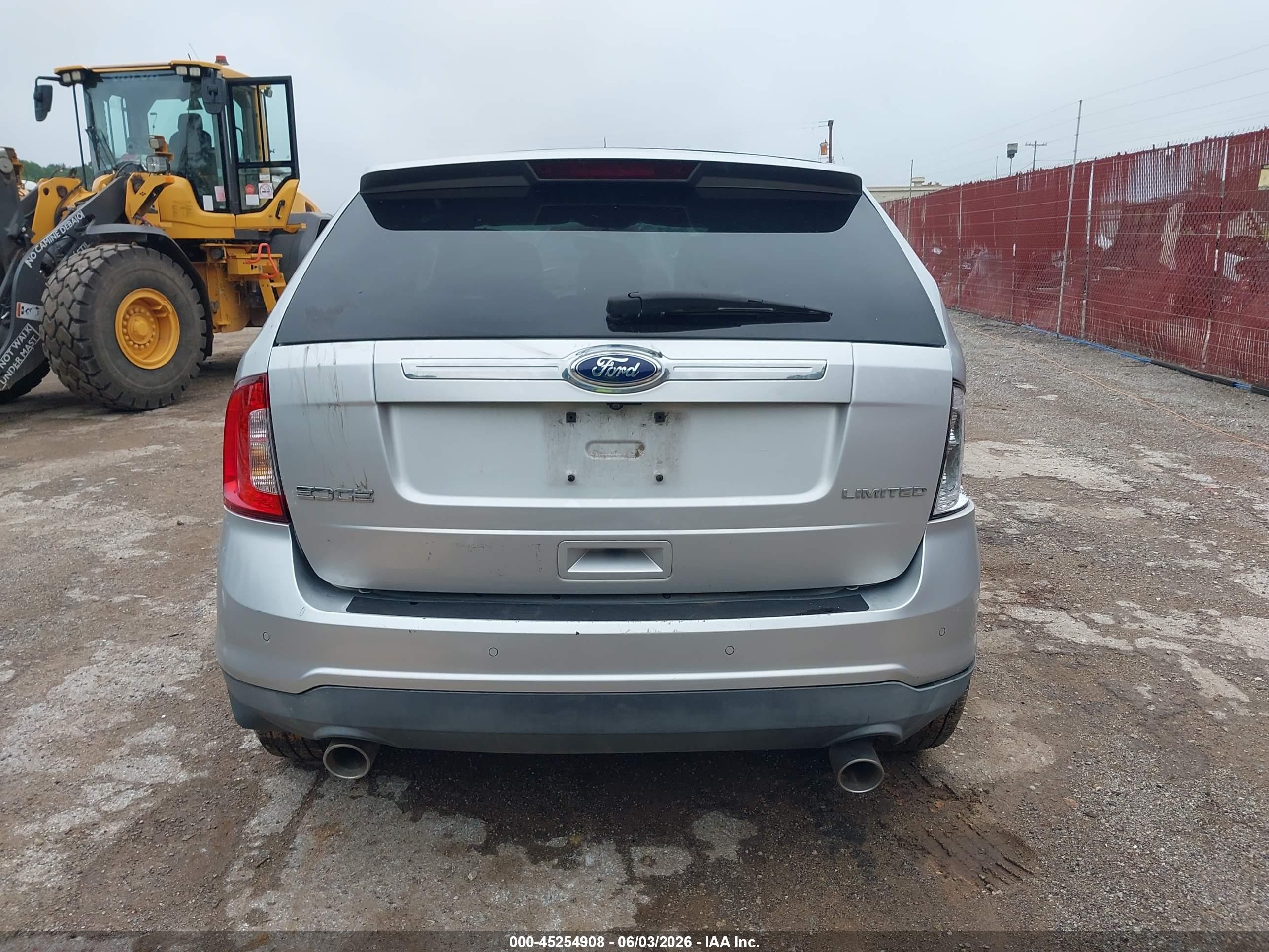 2011 Ford Edge Limited Silver vin: 2FMDK3KC3BBB51352
