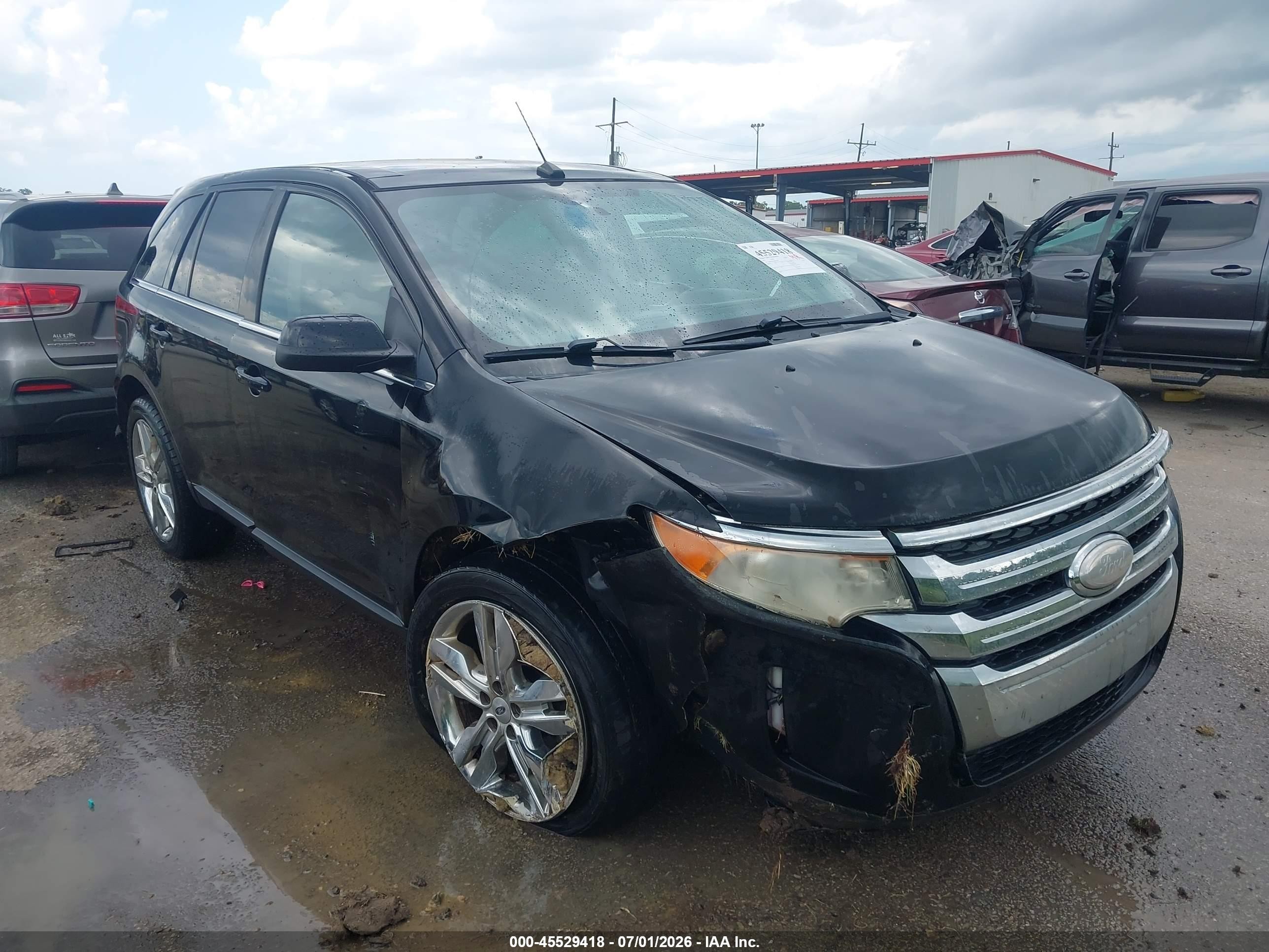 2011 Ford Edge Limited Black vin: 2FMDK3KC3BBB58740