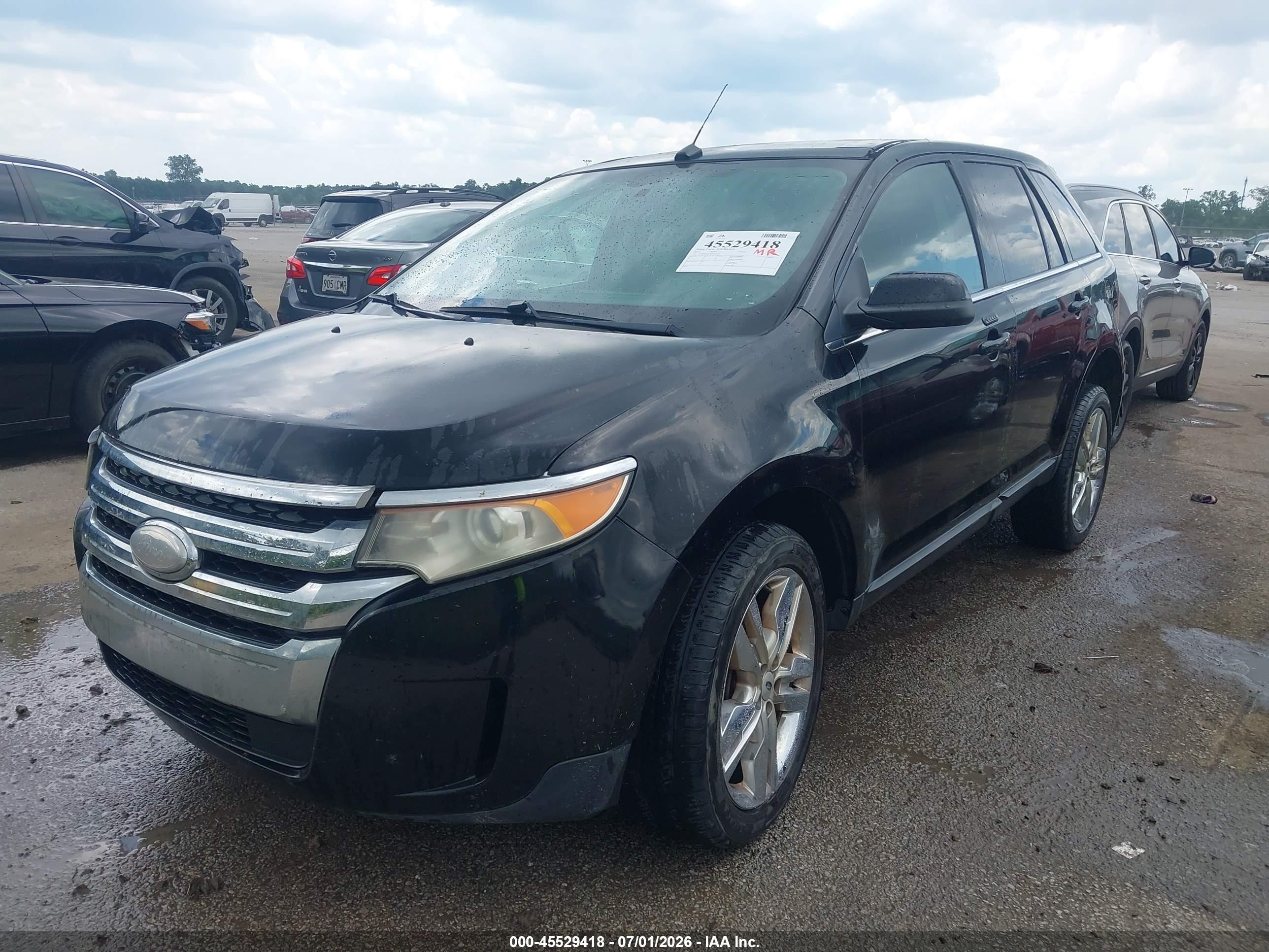 2011 Ford Edge Limited Black vin: 2FMDK3KC3BBB58740