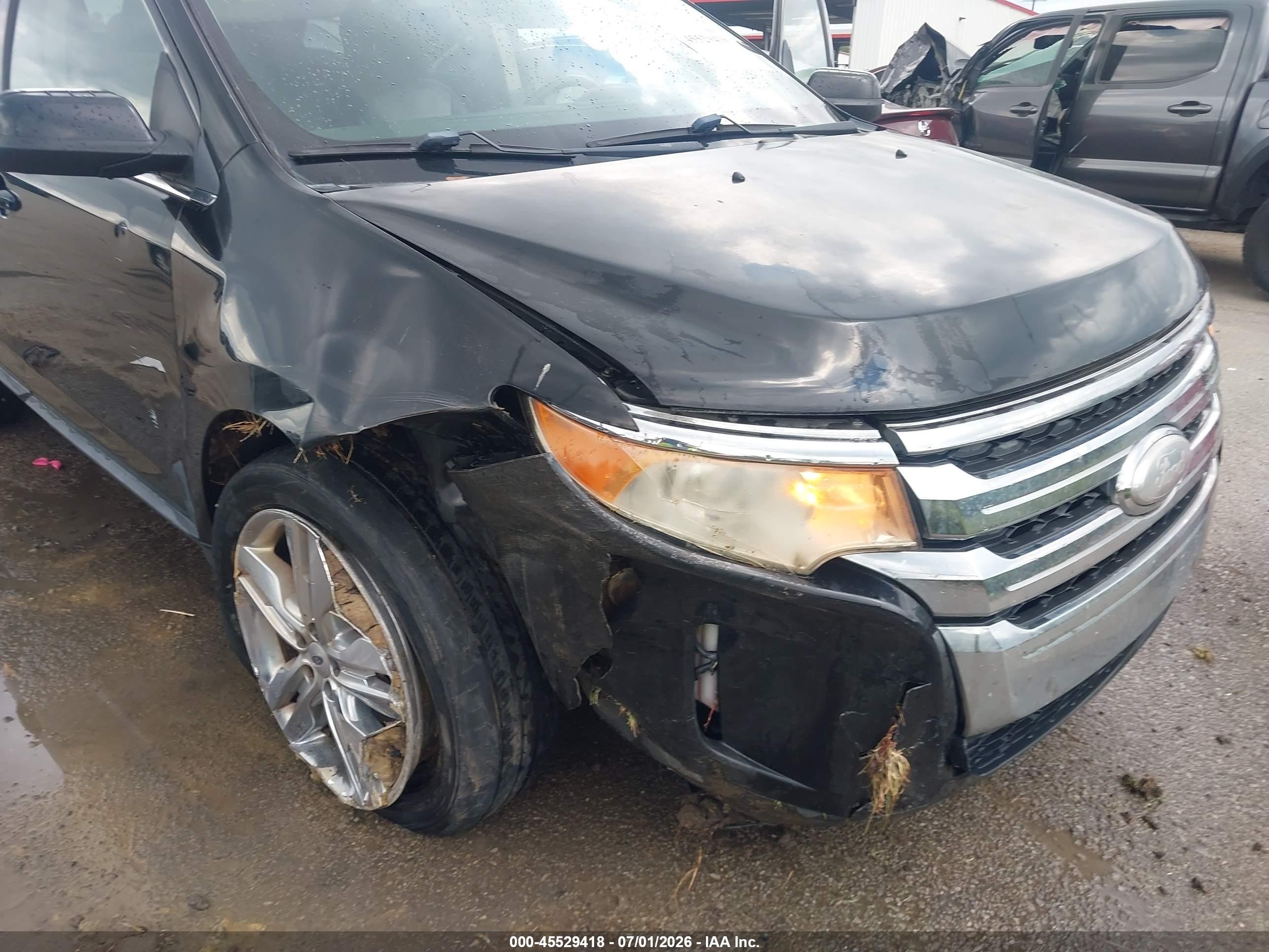 2011 Ford Edge Limited Black vin: 2FMDK3KC3BBB58740