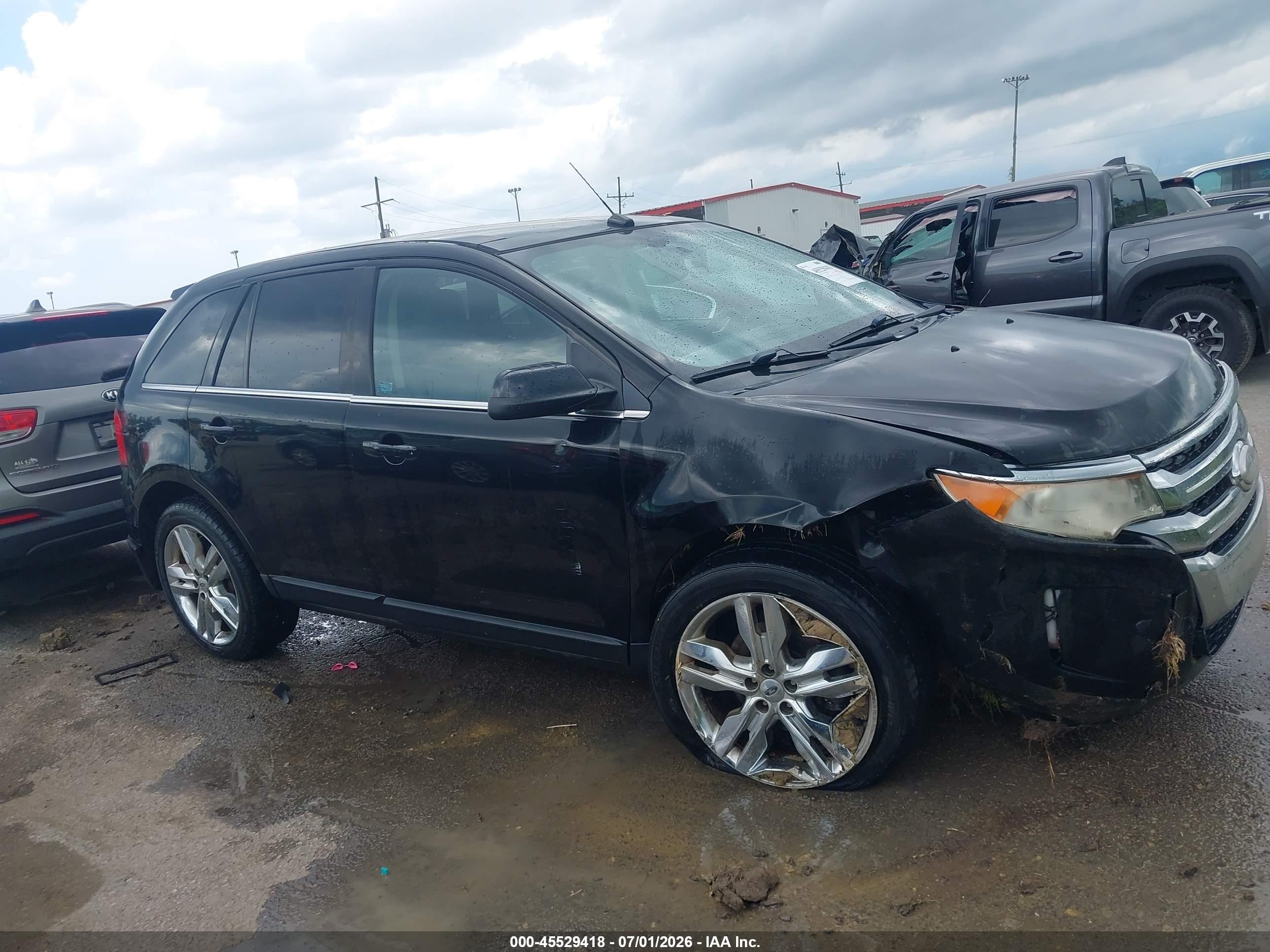 2011 Ford Edge Limited Black vin: 2FMDK3KC3BBB58740