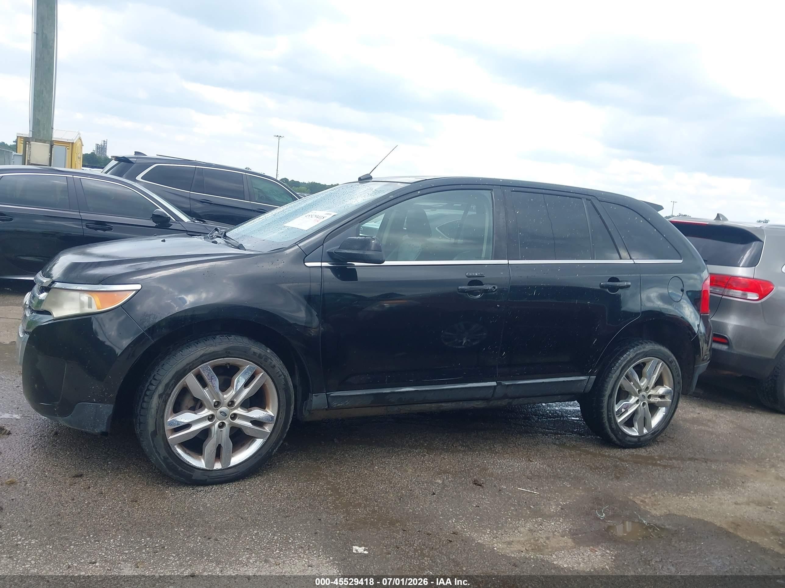 2011 Ford Edge Limited Black vin: 2FMDK3KC3BBB58740