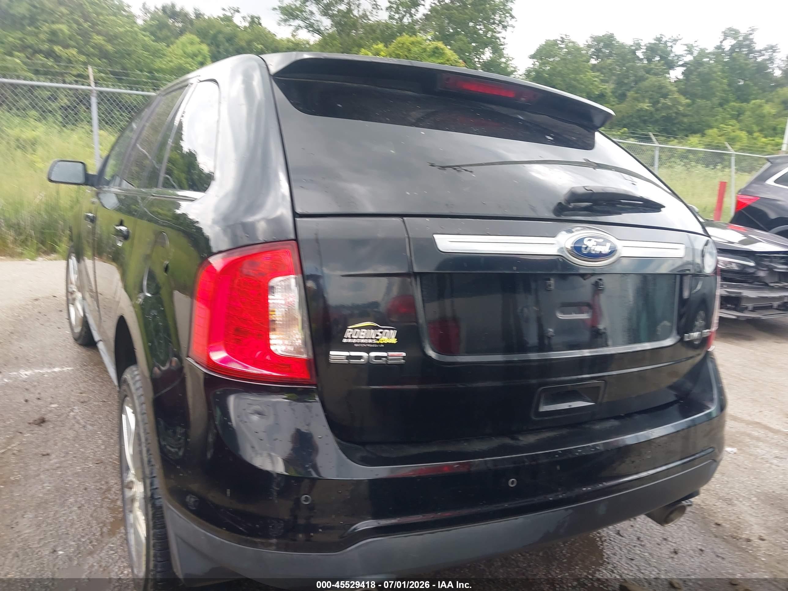 2011 Ford Edge Limited Black vin: 2FMDK3KC3BBB58740