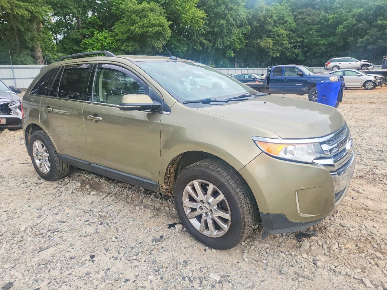 2012 Ford Edge Limited Green vin: 2FMDK3KC3CBA39958