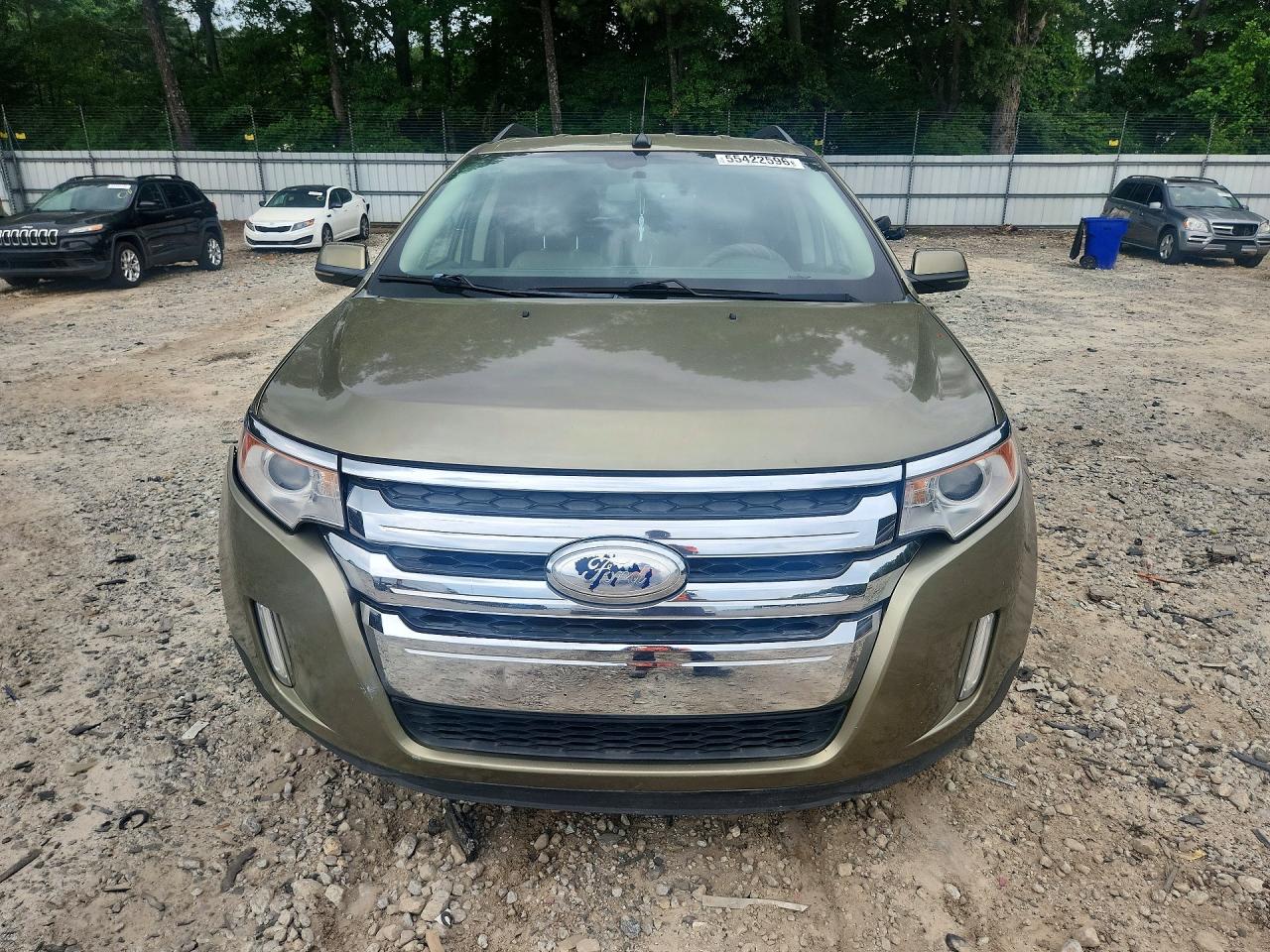 2012 Ford Edge Limited Green vin: 2FMDK3KC3CBA39958