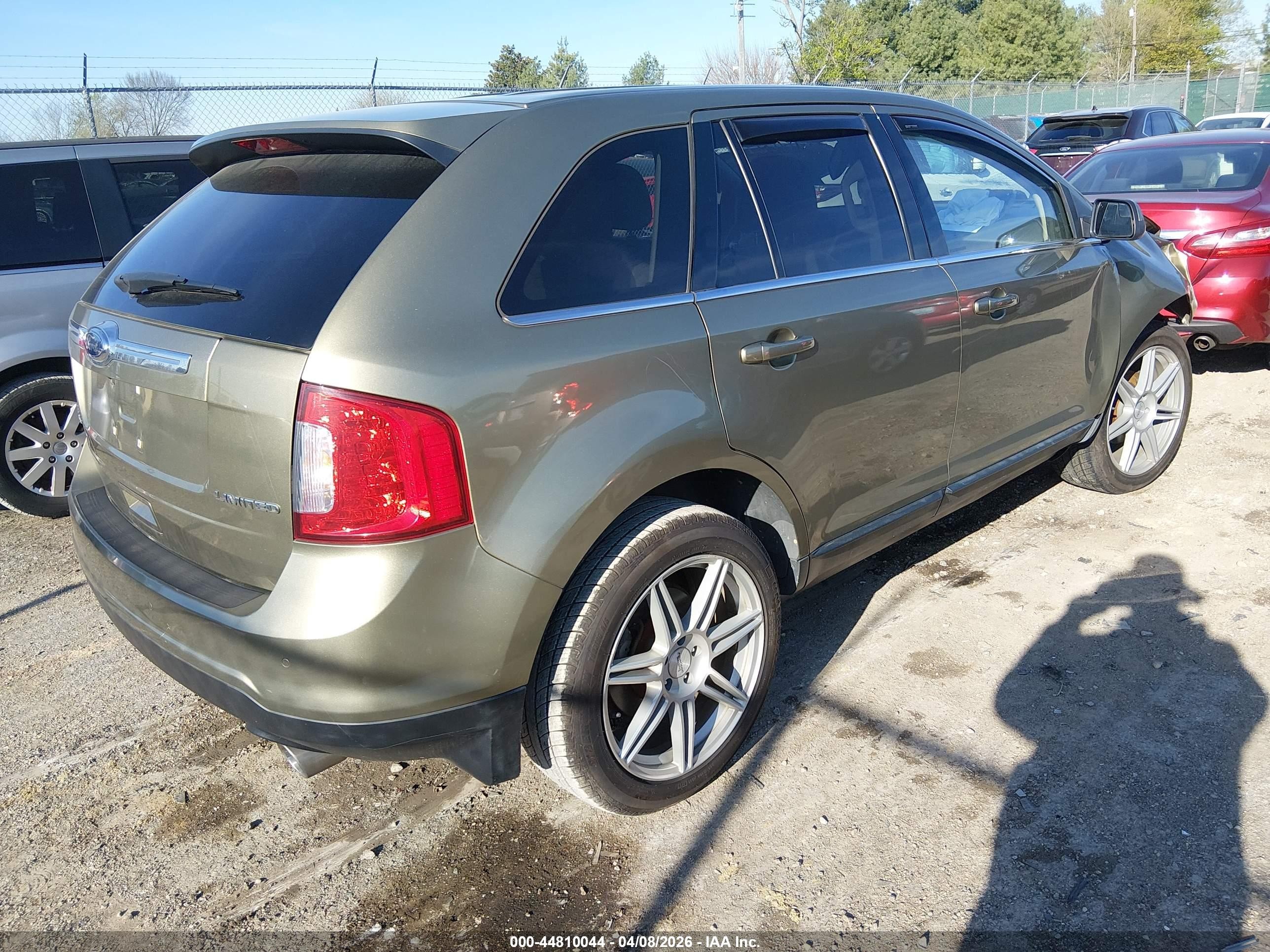 2013 Ford Edge Limited Green vin: 2FMDK3KC3DBA18206