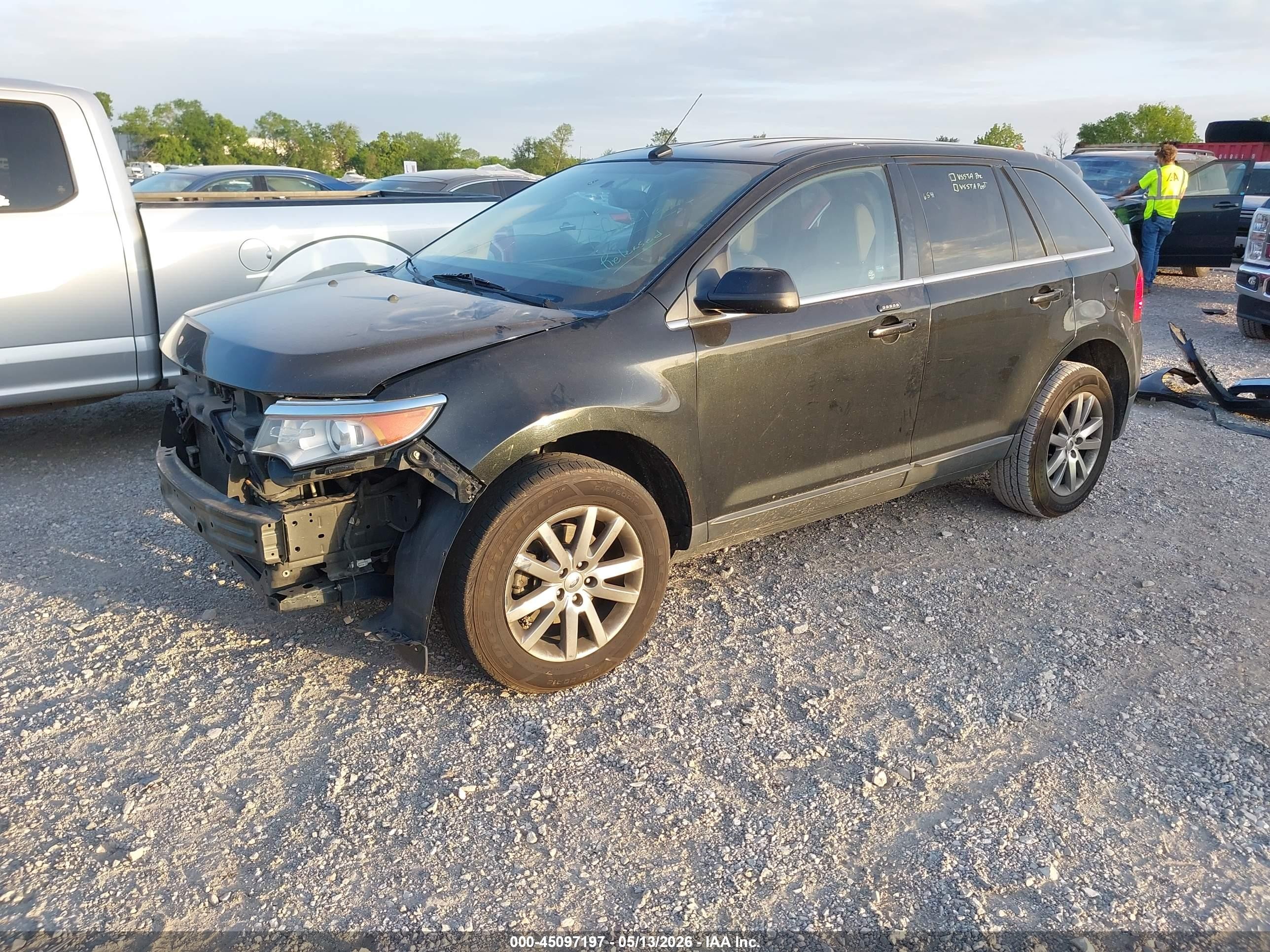 2013 Ford Edge Limited Black vin: 2FMDK3KC3DBA75151