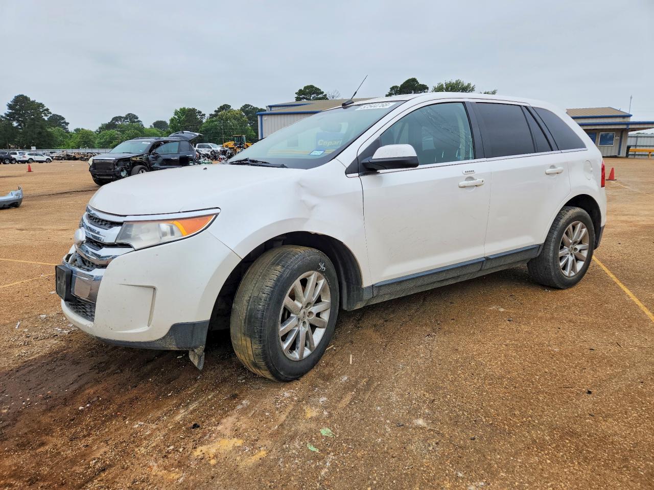 2013 Ford Edge Limited White vin: 2FMDK3KC3DBB02901