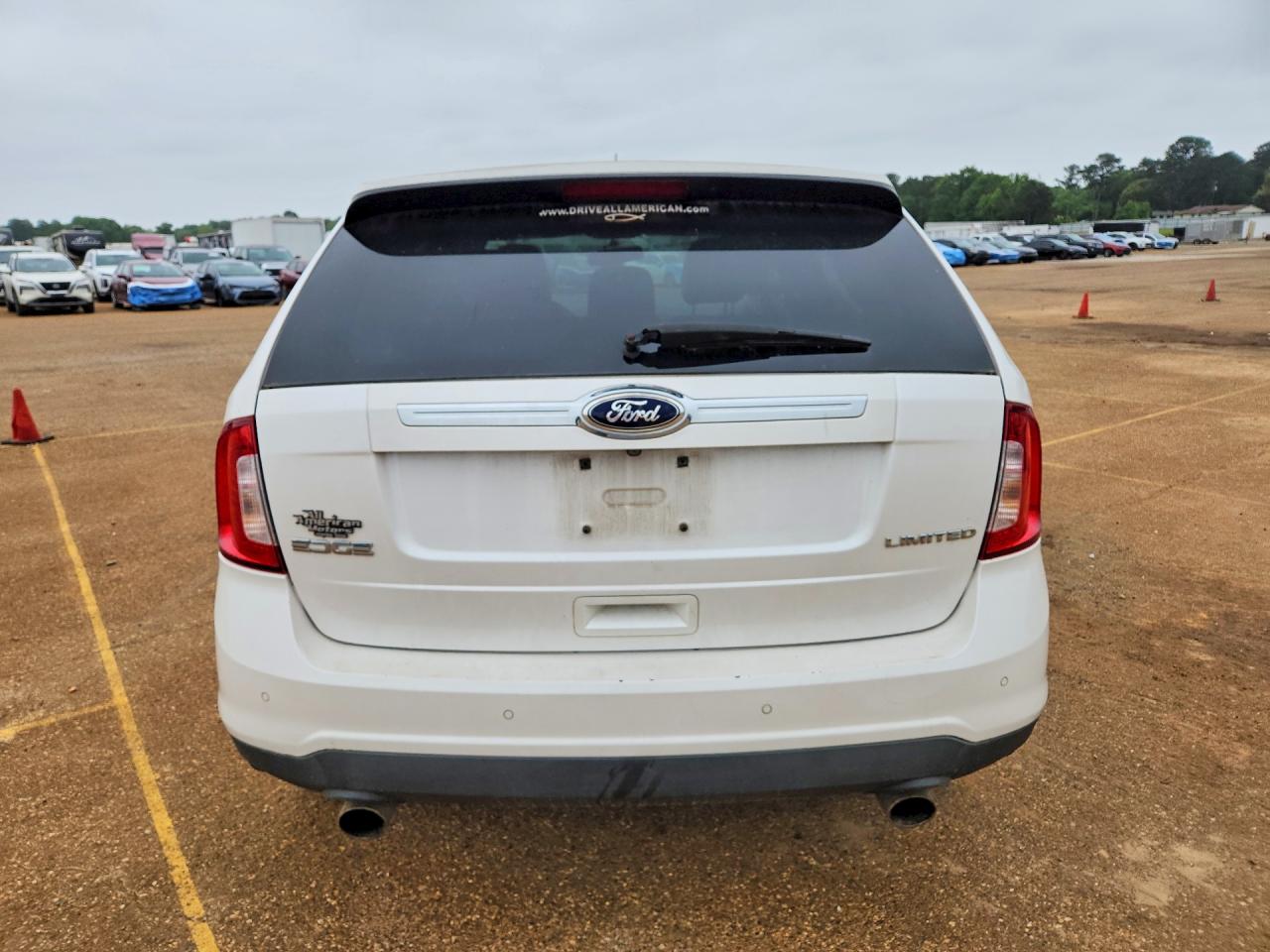 2013 Ford Edge Limited White vin: 2FMDK3KC3DBB02901