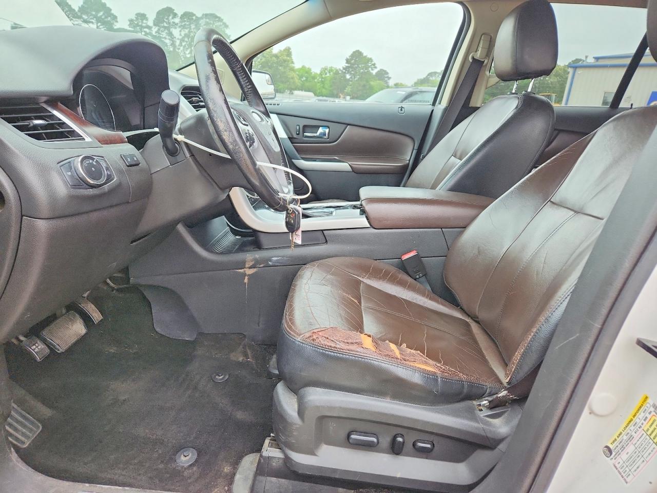 2013 Ford Edge Limited White vin: 2FMDK3KC3DBB02901