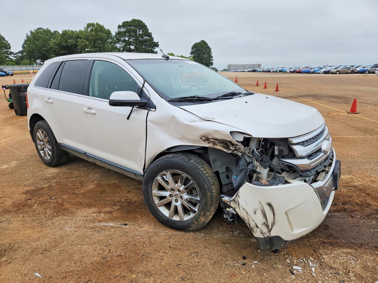 2013 Ford Edge Limited White vin: 2FMDK3KC3DBB02901
