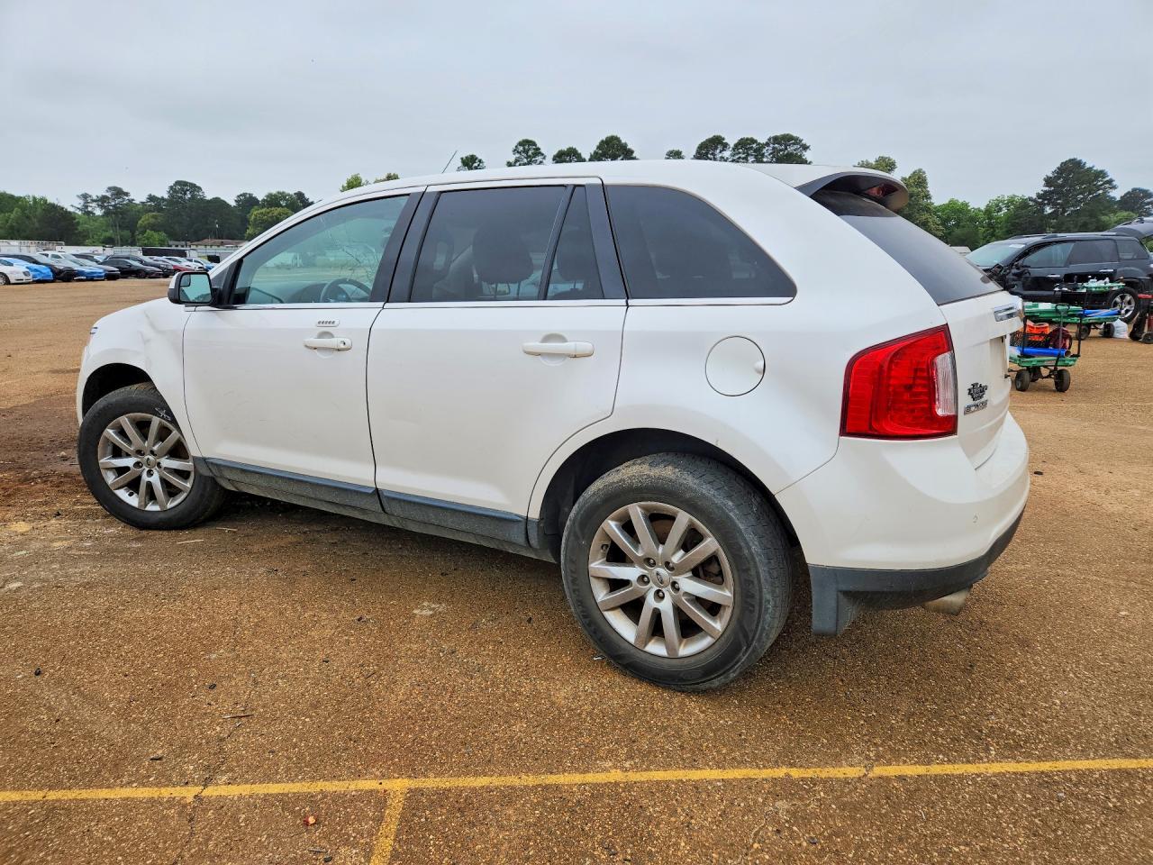 2013 Ford Edge Limited White vin: 2FMDK3KC3DBB02901