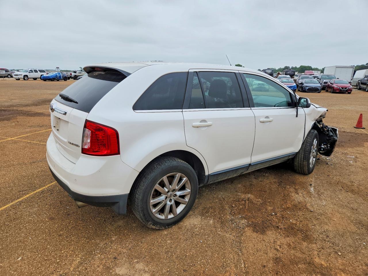 2013 Ford Edge Limited White vin: 2FMDK3KC3DBB02901