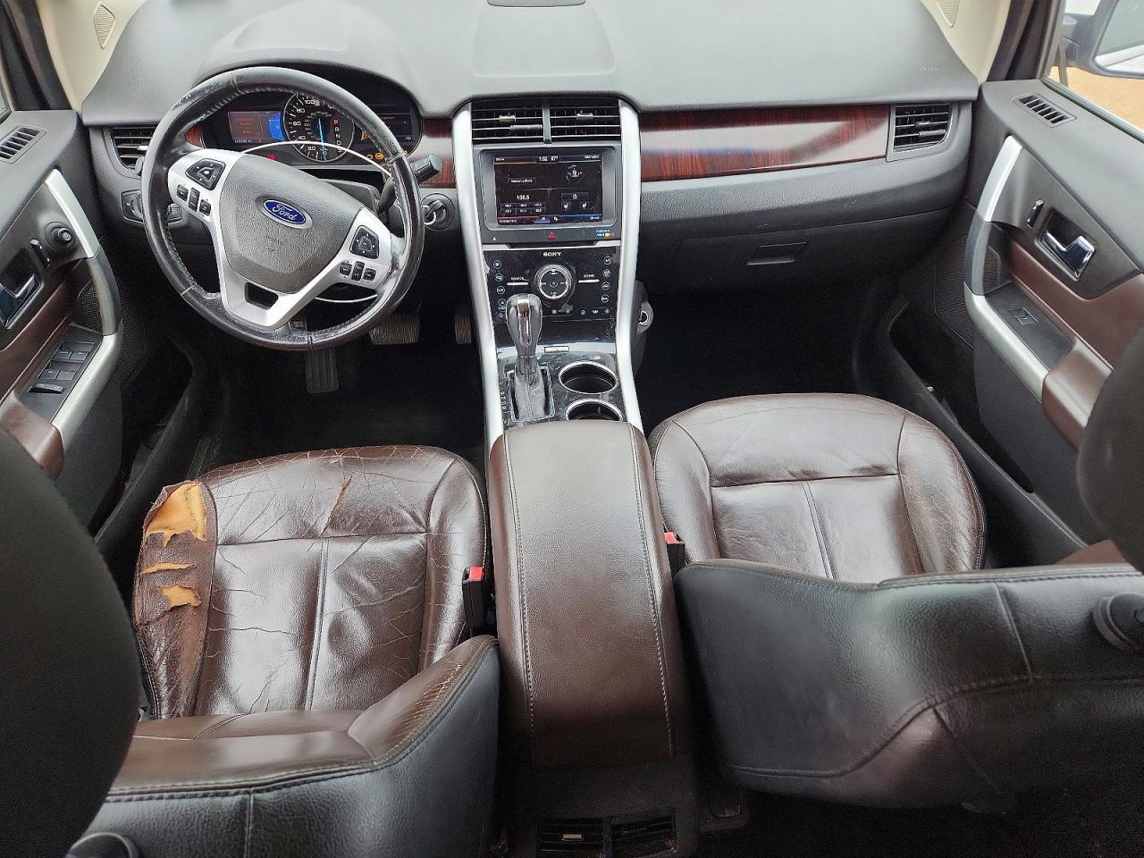 2013 Ford Edge Limited White vin: 2FMDK3KC3DBB02901