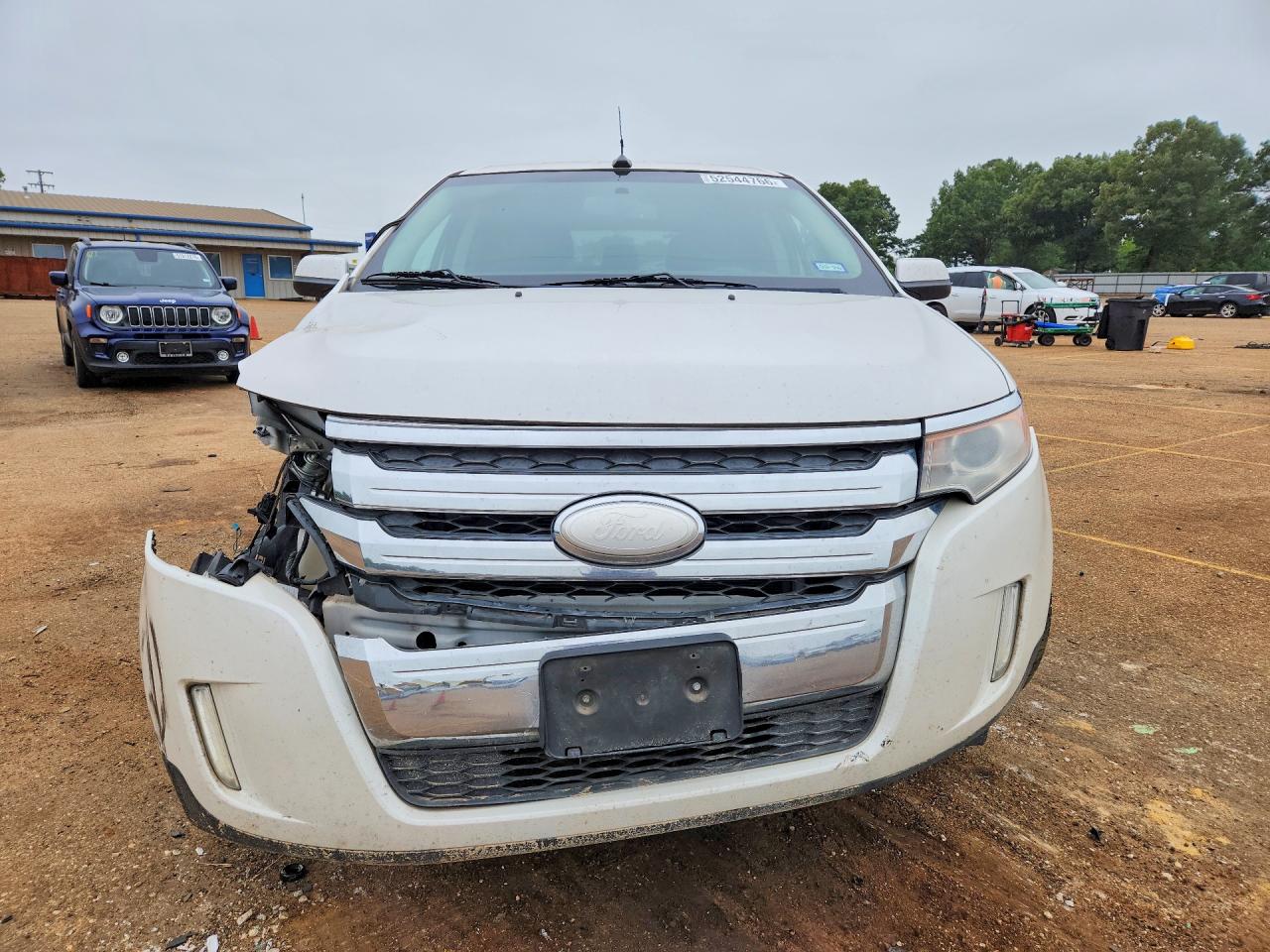 2013 Ford Edge Limited White vin: 2FMDK3KC3DBB02901