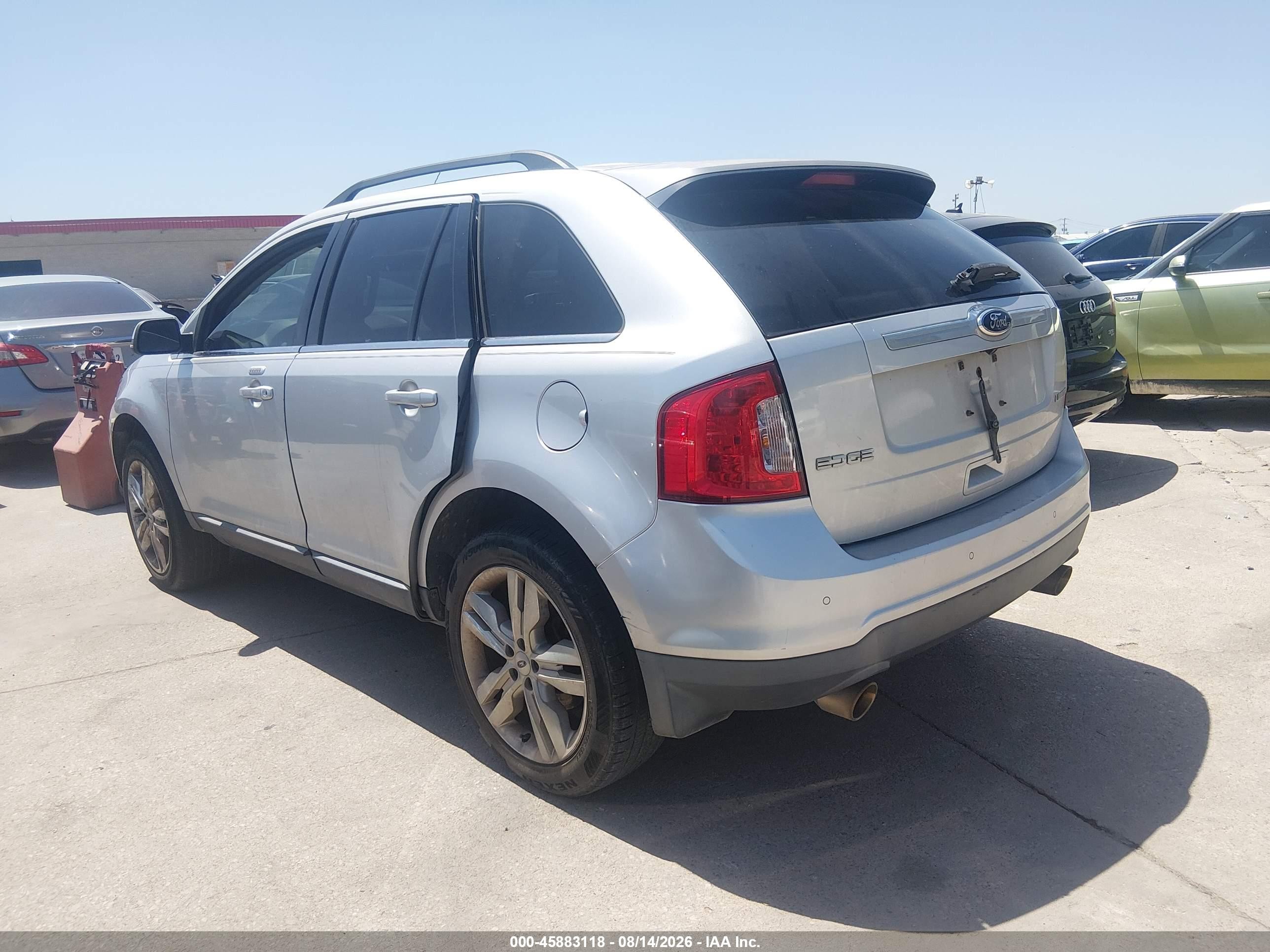 2013 Ford Edge Limited Gray vin: 2FMDK3KC3DBB11081