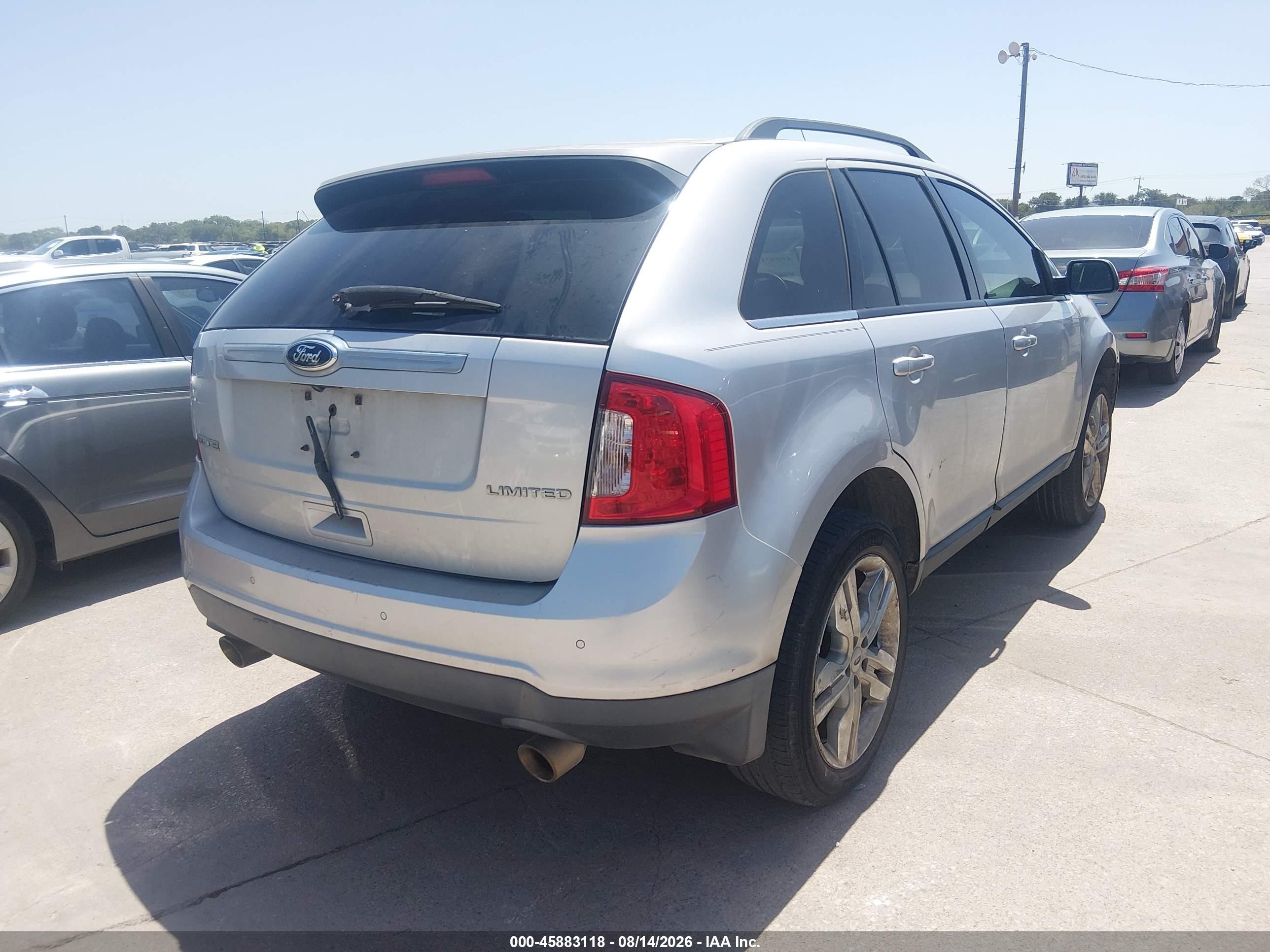 2013 Ford Edge Limited Gray vin: 2FMDK3KC3DBB11081