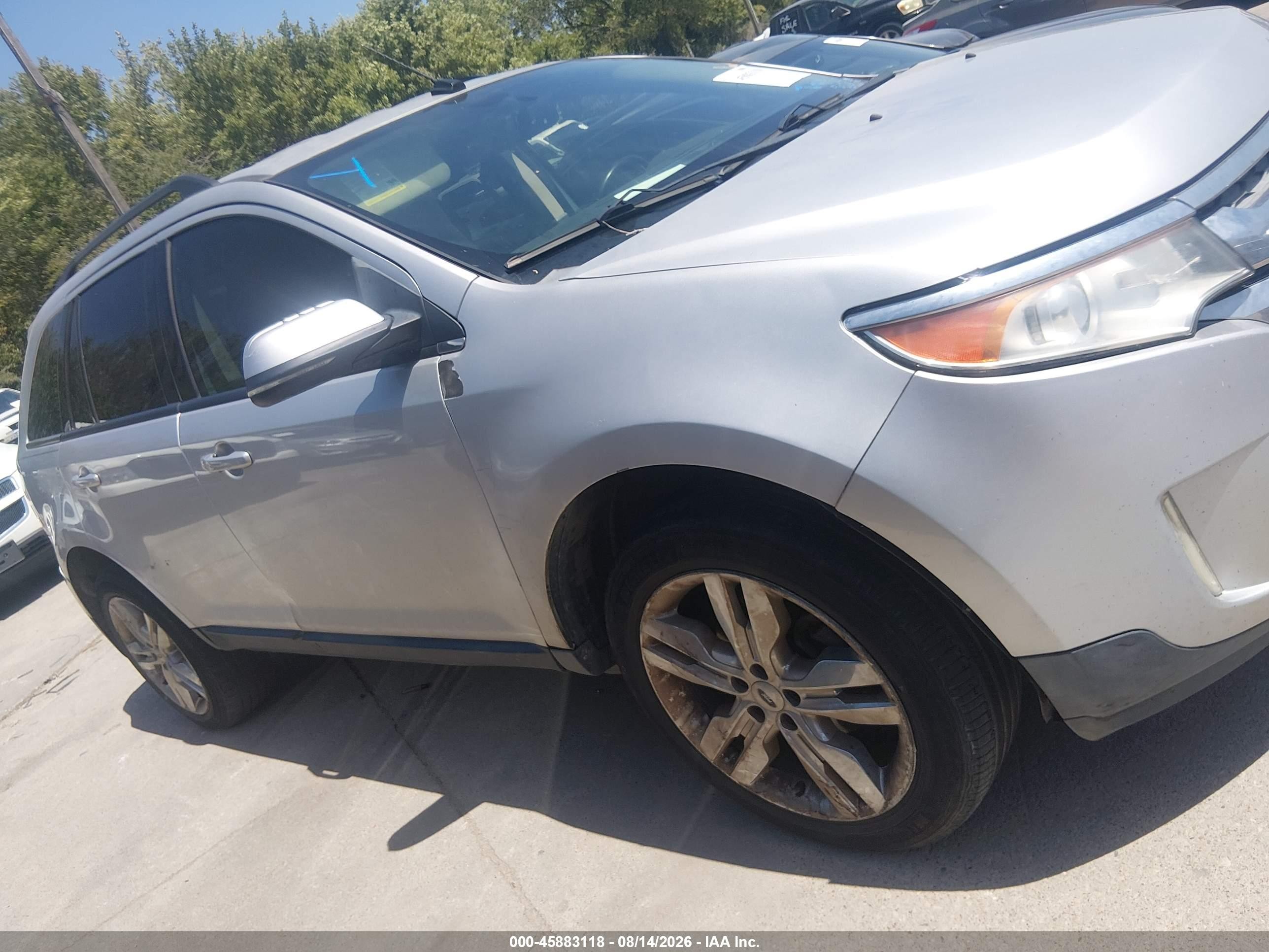 2013 Ford Edge Limited Gray vin: 2FMDK3KC3DBB11081