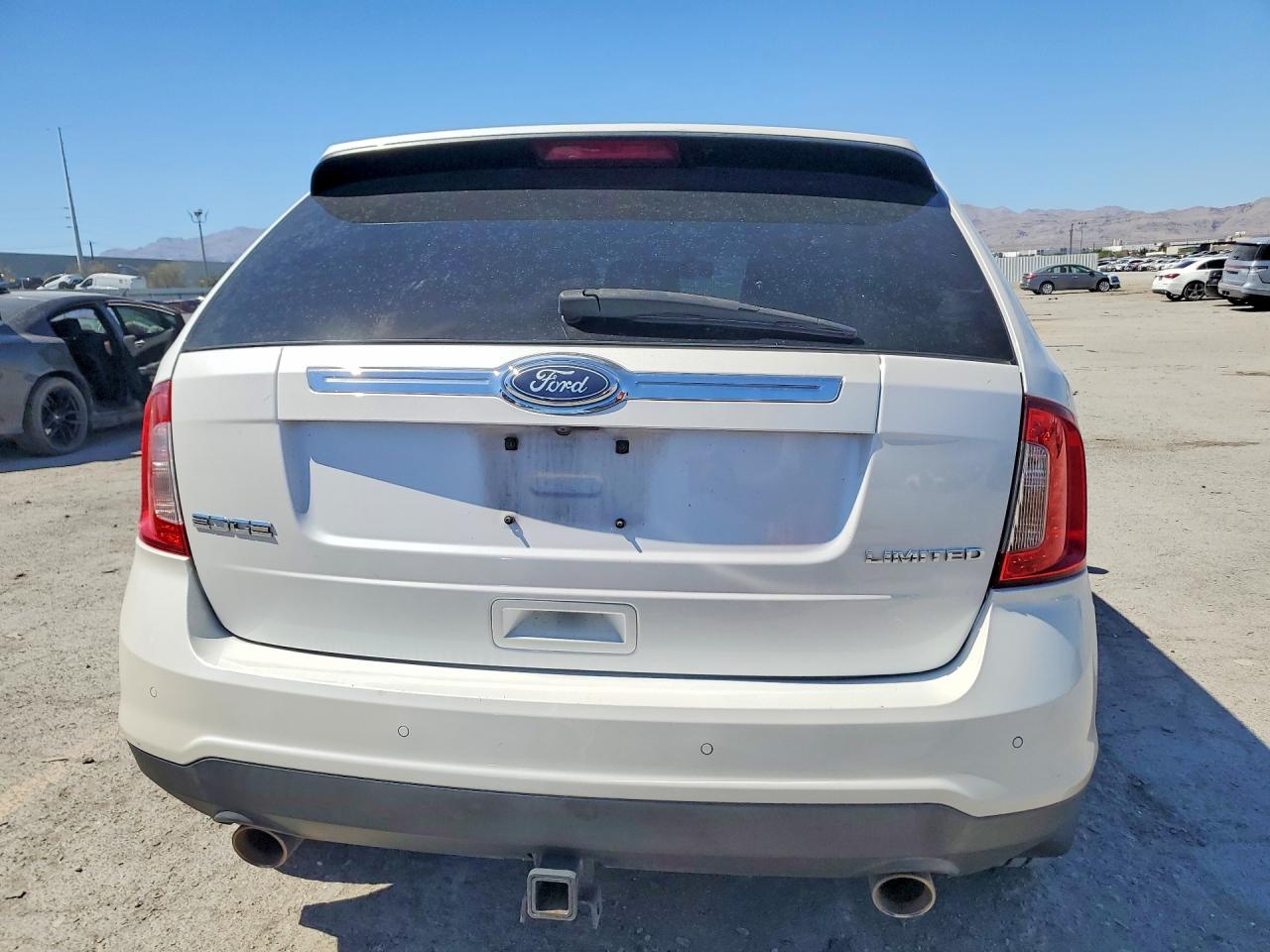 2013 Ford Edge Limited White vin: 2FMDK3KC3DBB14580
