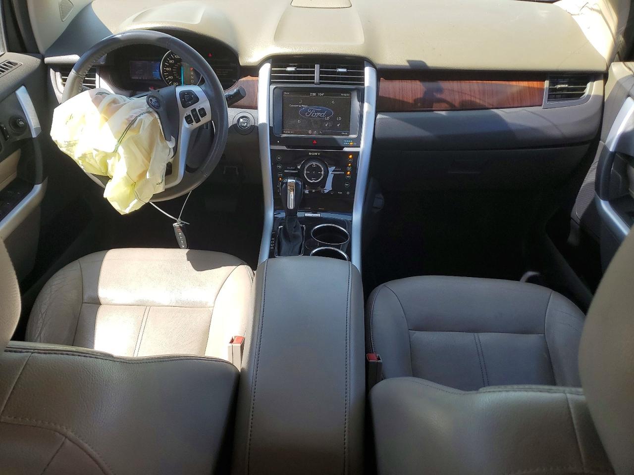 2013 Ford Edge Limited White vin: 2FMDK3KC3DBB14580
