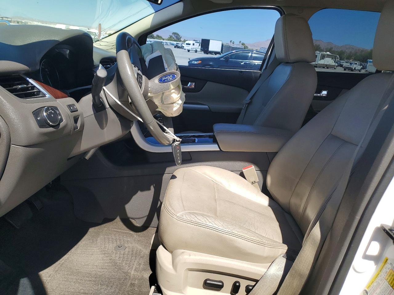 2013 Ford Edge Limited White vin: 2FMDK3KC3DBB14580